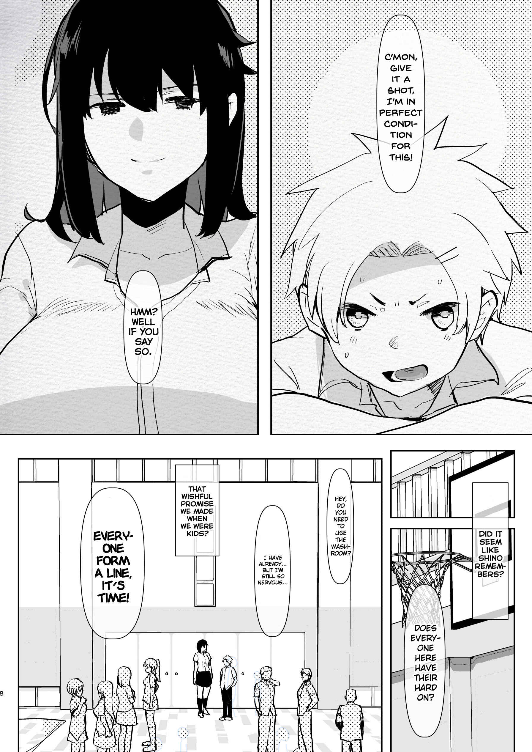 Page 8 Chapter 1 Futanari Osananajimi to Ore to Hajimete no Gyaku Anal Kagai Jugyou