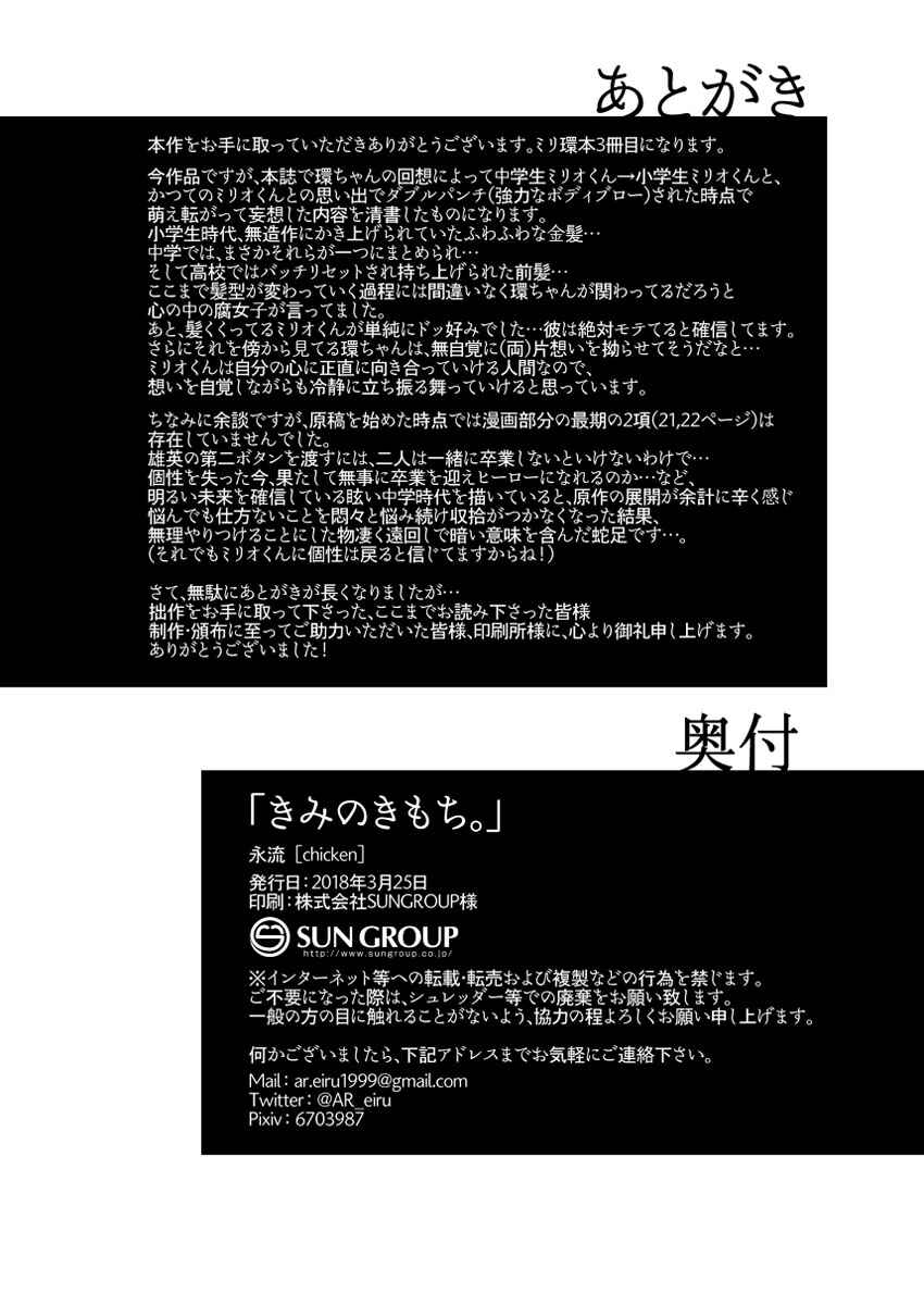 Page 22 Chapter Unknown_5bec Boku no Hero Academia - Kimi no Kimochi. (Doujinshi)