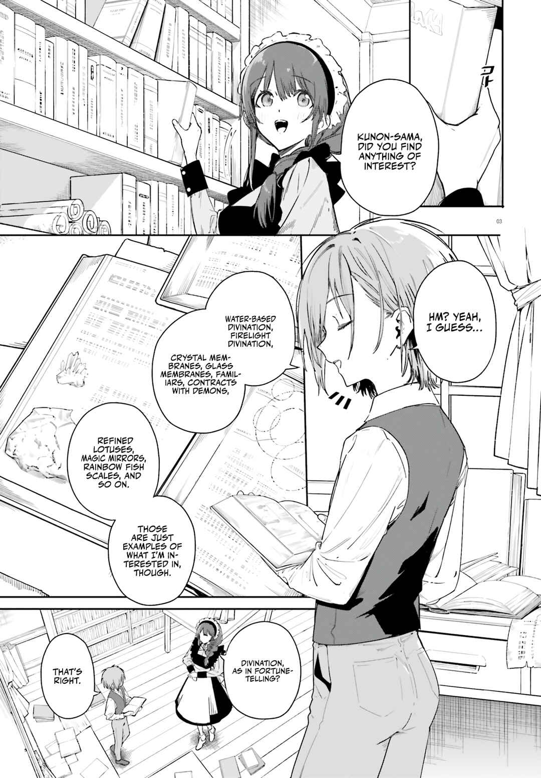 Page 4 Chapter 3 Kunon the Sorcerer Can See