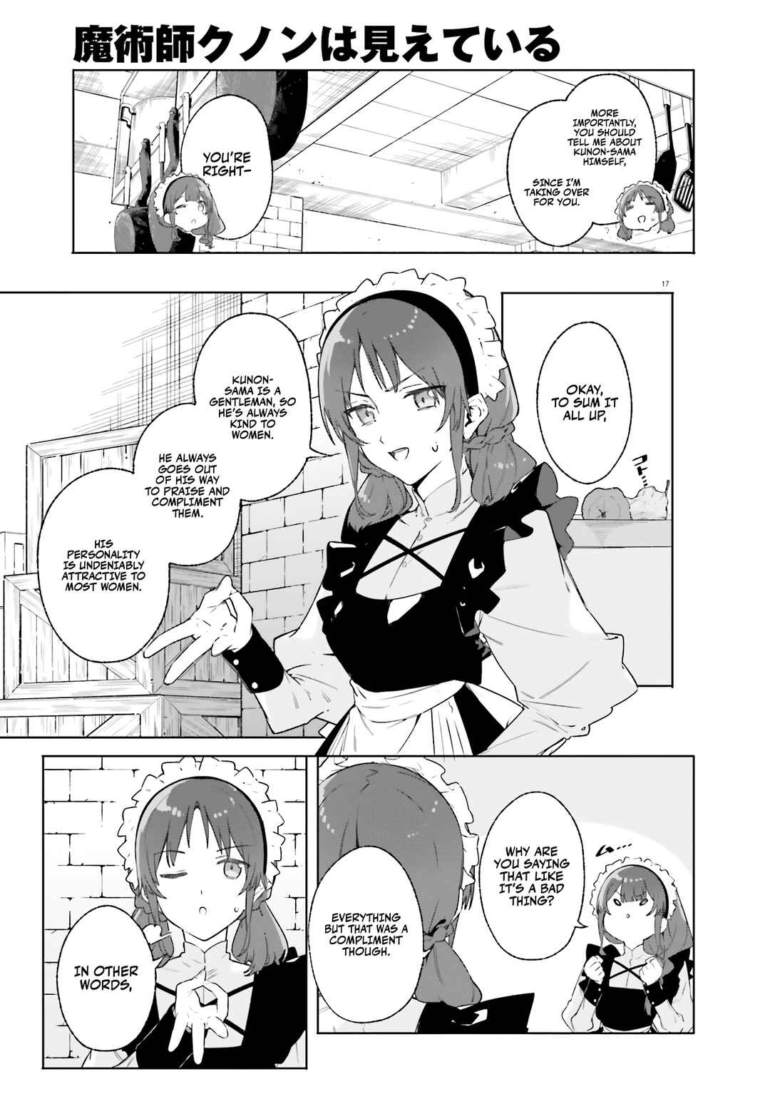 Page 17 Chapter 14 Kunon the Sorcerer Can See