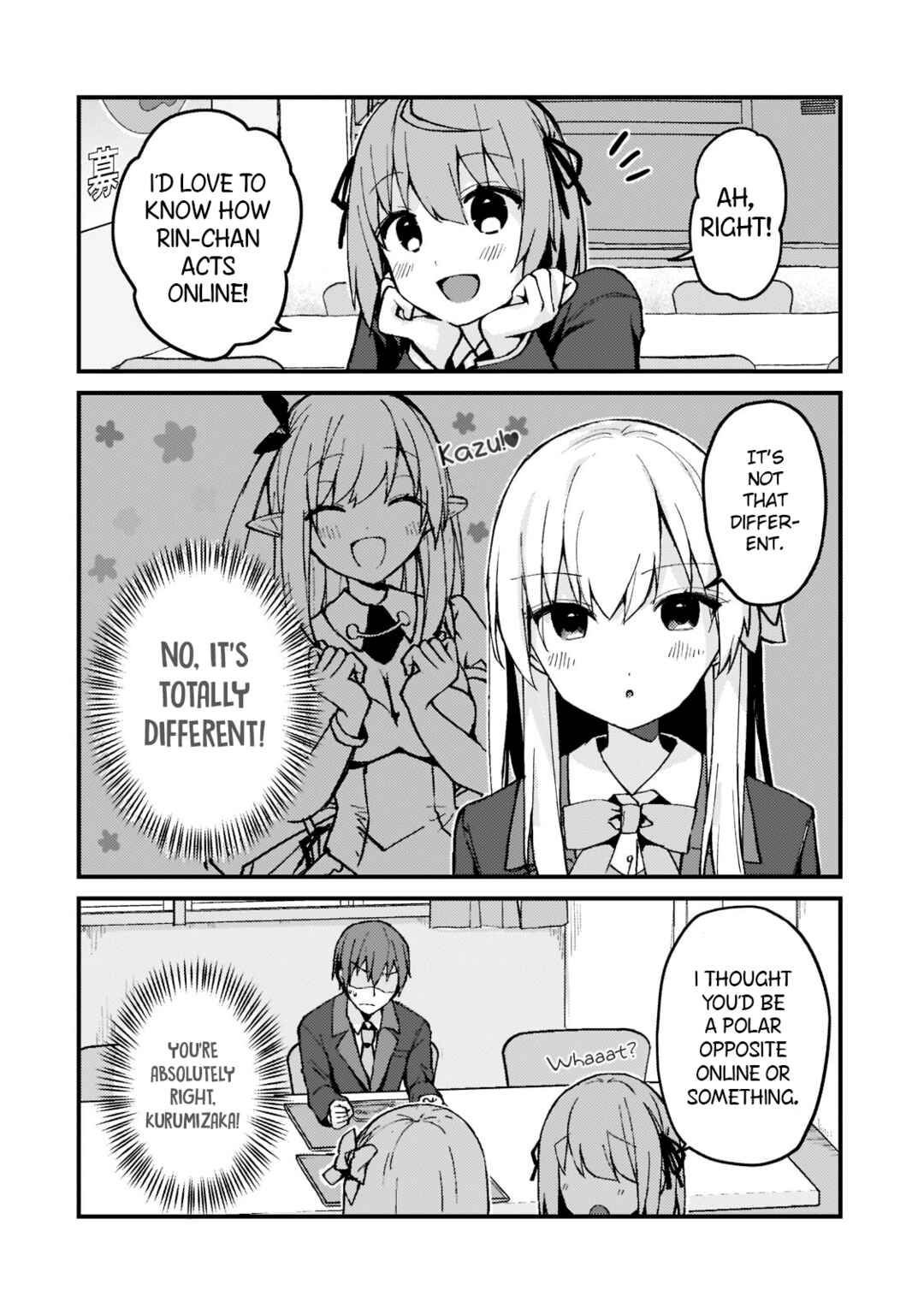 Page 6 Chapter 3 Netoge no Yome ga Ninki Idol datta ~Cool kei no Kanojo wa Genjitsu demo Yome no Tsumori de Iru~