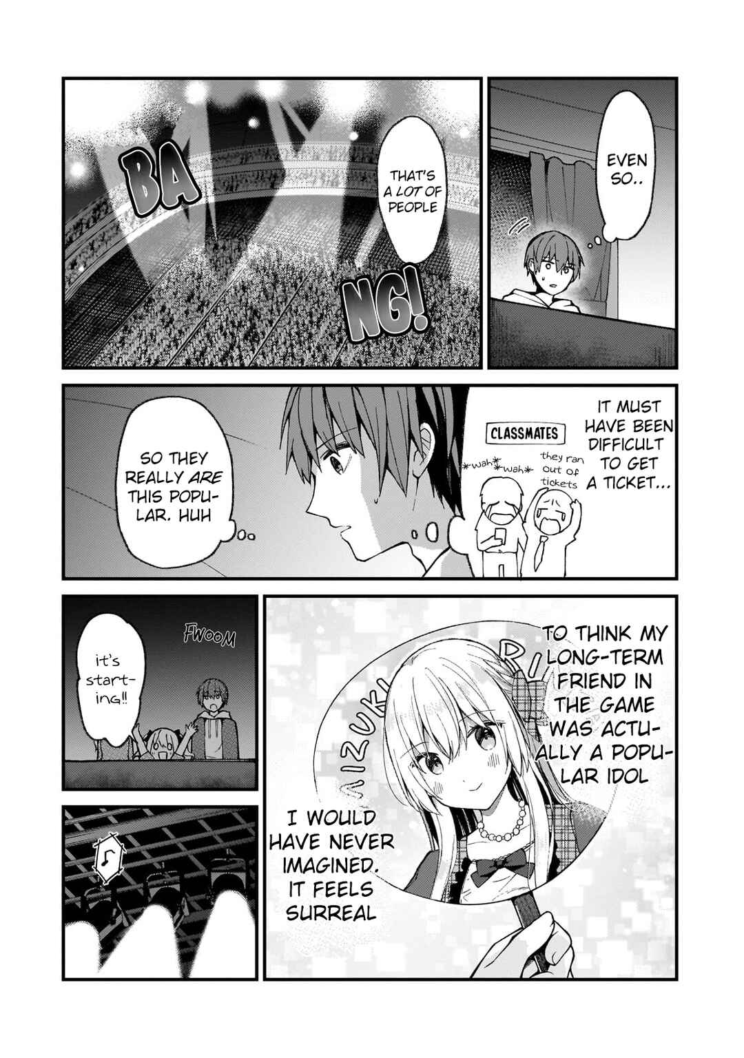 Page 4 Chapter 22 Netoge no Yome ga Ninki Idol datta ~Cool kei no Kanojo wa Genjitsu demo Yome no Tsumori de Iru~