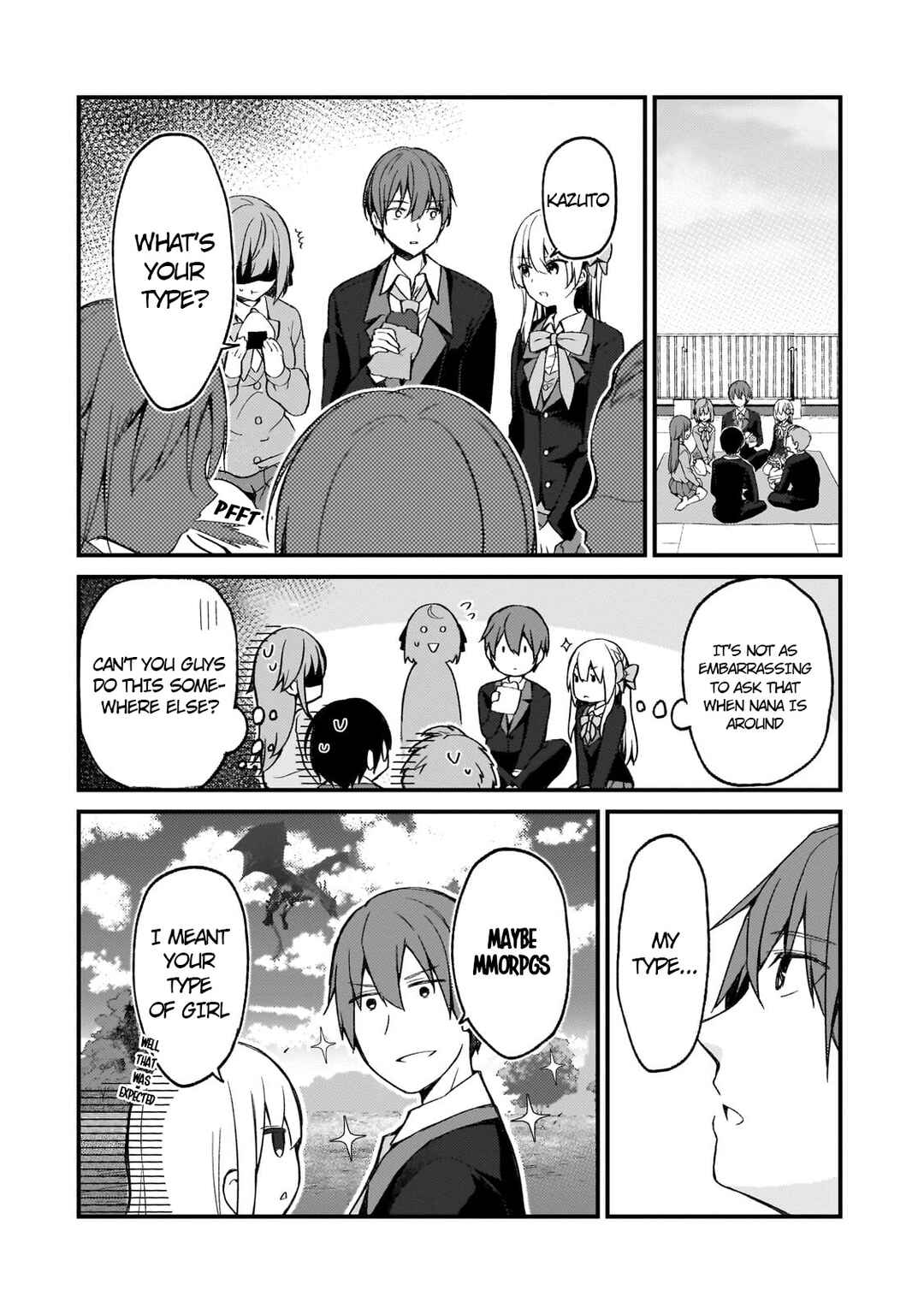 Page 4 Chapter 19 Netoge no Yome ga Ninki Idol datta ~Cool kei no Kanojo wa Genjitsu demo Yome no Tsumori de Iru~