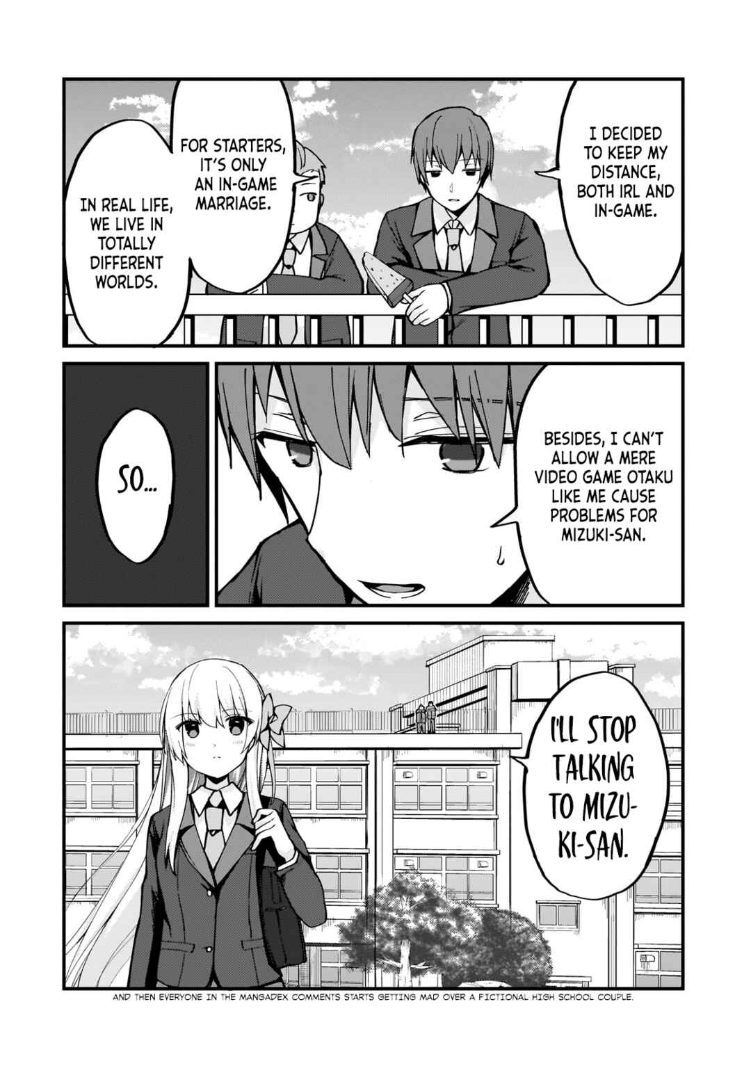 Page 4 Chapter 5 Netoge no Yome ga Ninki Idol datta ~Cool kei no Kanojo wa Genjitsu demo Yome no Tsumori de Iru~