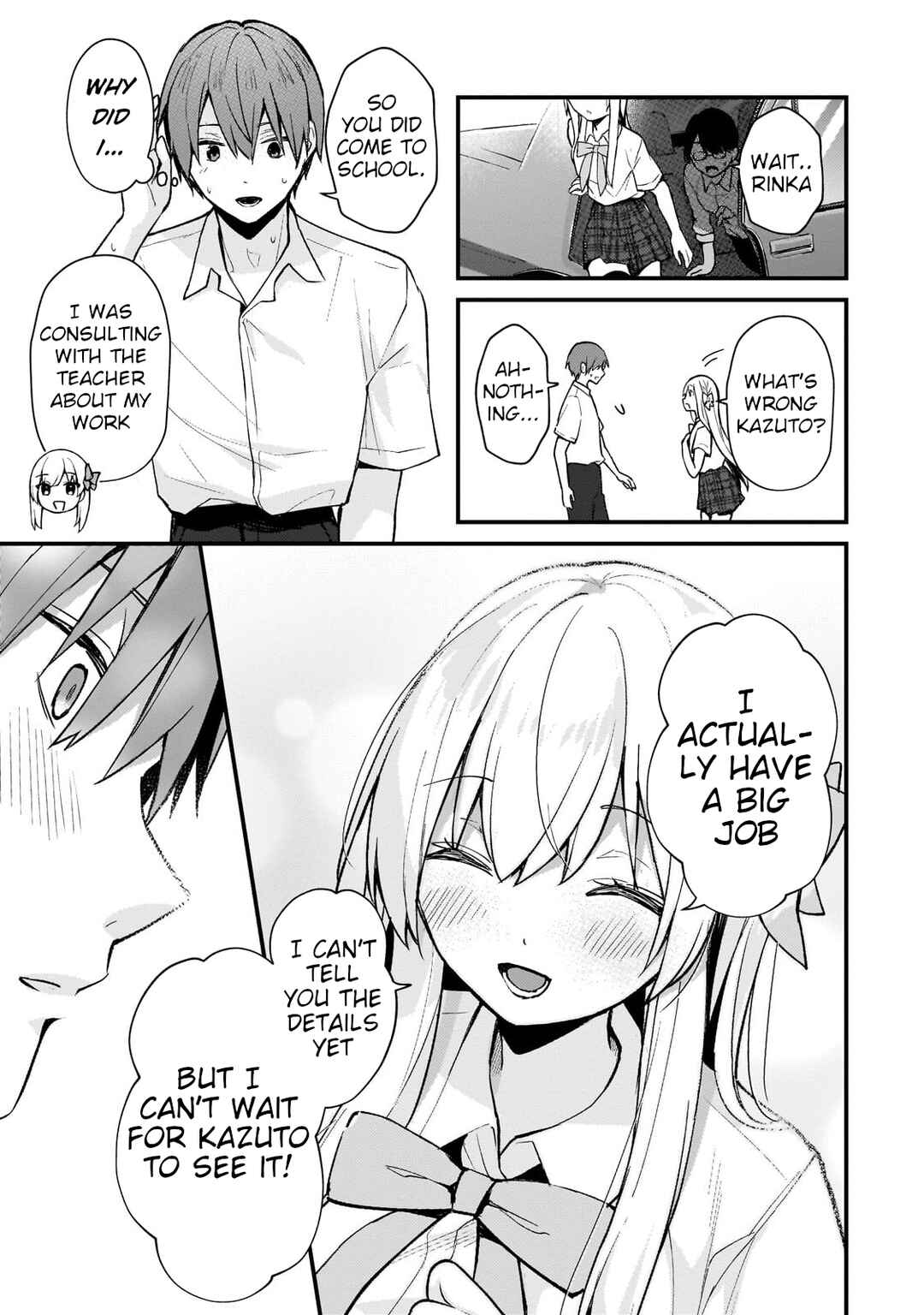 Page 11 Chapter 27 Netoge no Yome ga Ninki Idol datta ~Cool kei no Kanojo wa Genjitsu demo Yome no Tsumori de Iru~