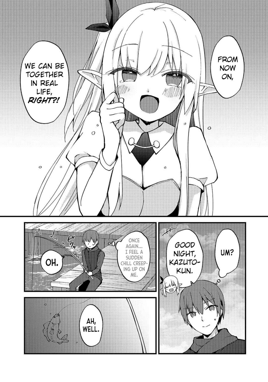 Page 7 Chapter 4 Netoge no Yome ga Ninki Idol datta ~Cool kei no Kanojo wa Genjitsu demo Yome no Tsumori de Iru~
