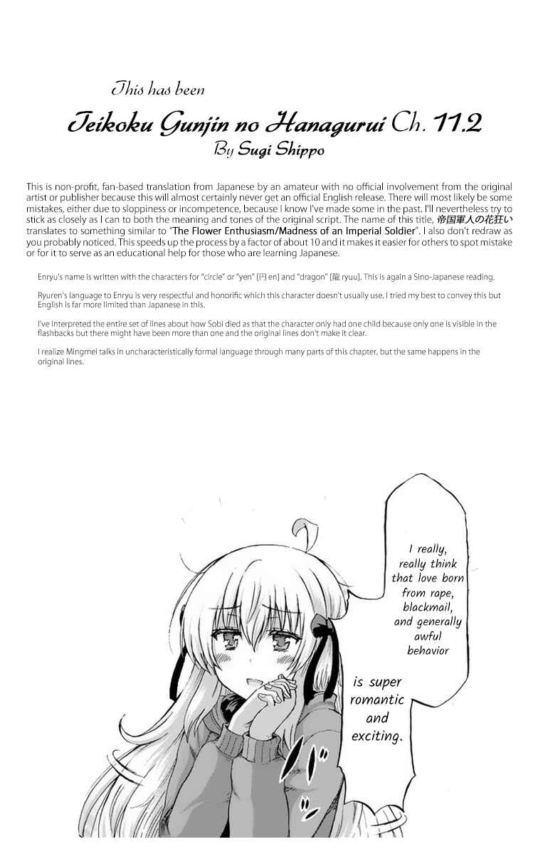 Page 22 Chapter 11.2 Teikoku Gunjin no Hanagurui