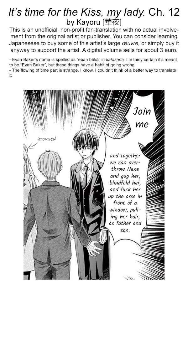 Page 35 Chapter 12 Its time for the Kiss, my lady.