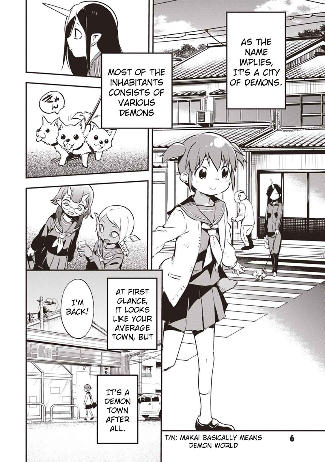 Page 6 Chapter 1 Piyoko to Makai Machi no Hime-sama