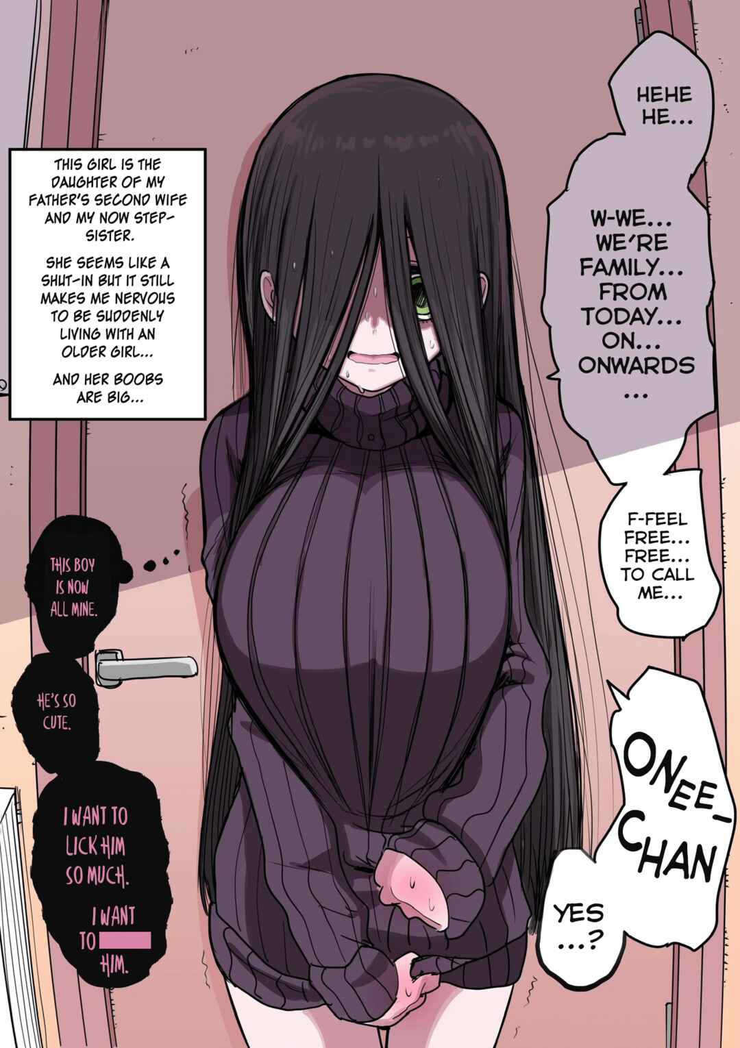 Page 1 Chapter 1 Yami Zokusei Giri Giri Onee-chan