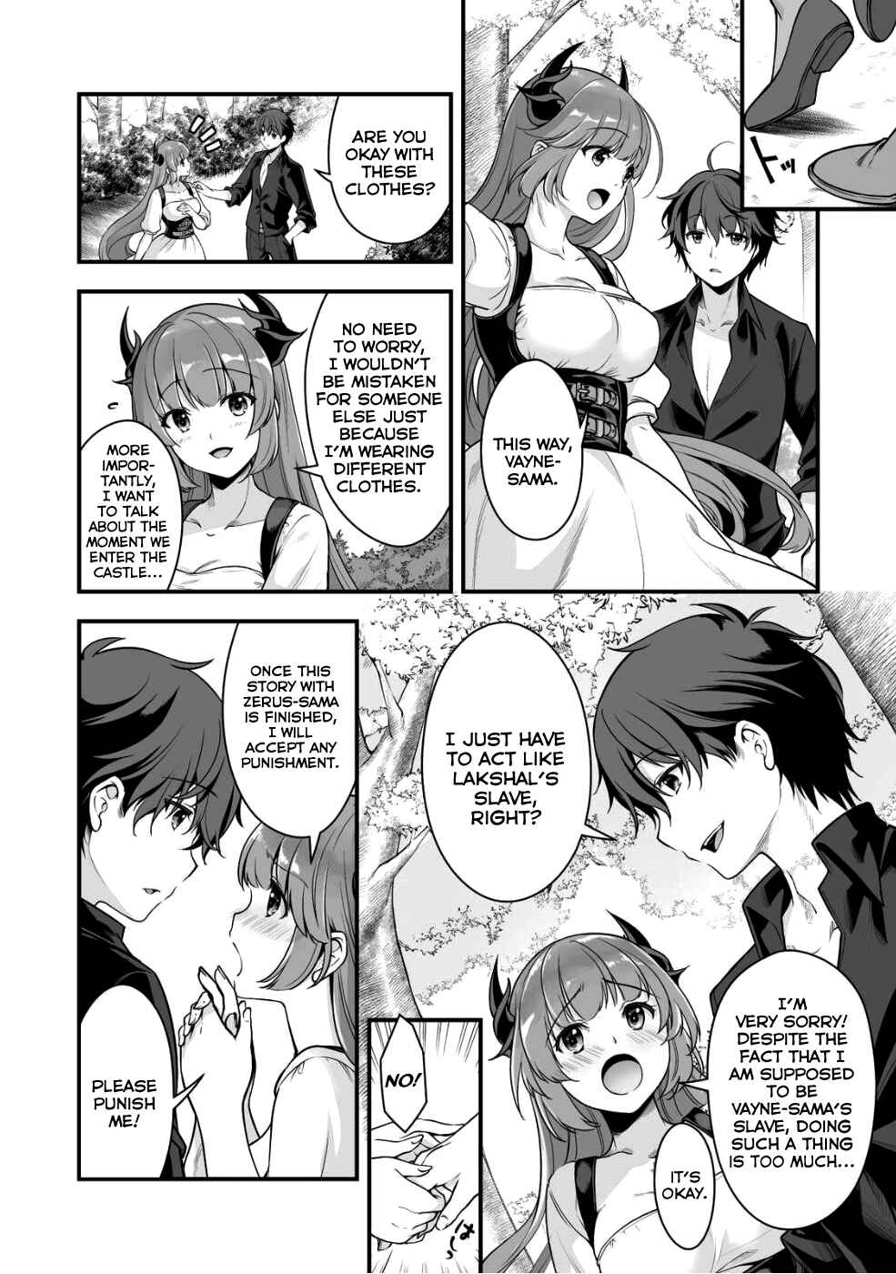 Page 2 Chapter 3 When I Was Playing Eroge With VR, I Was Reincarnated In A Different World, I Will Enslave All The Beautiful Demon Girls ~Crossout Saber~