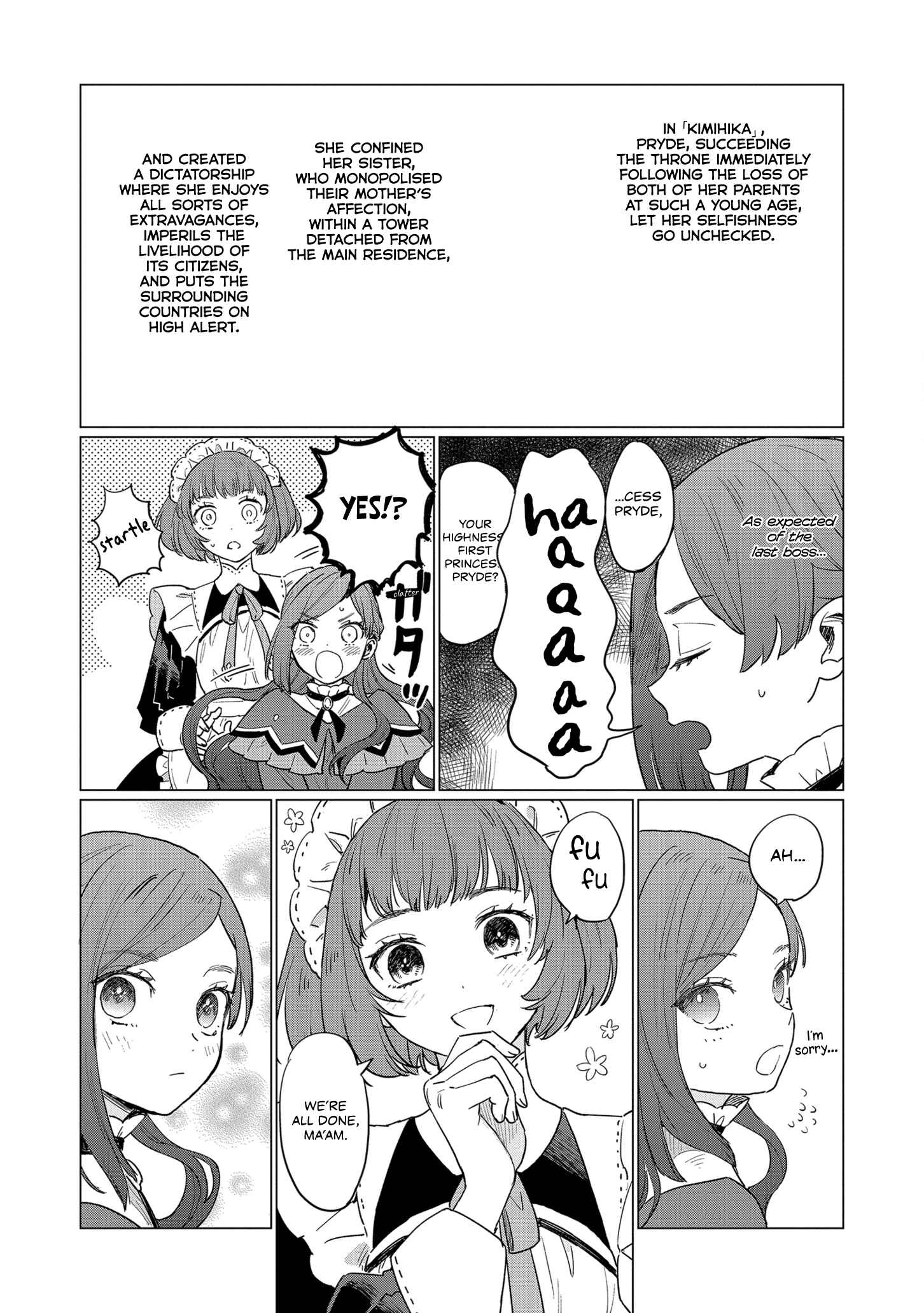 Page 7 Chapter 2 Higeki no Genkyou to Naru Saikyou Gedou Last Boss Joou wa Tami no Tame ni Tsukushimasu.
