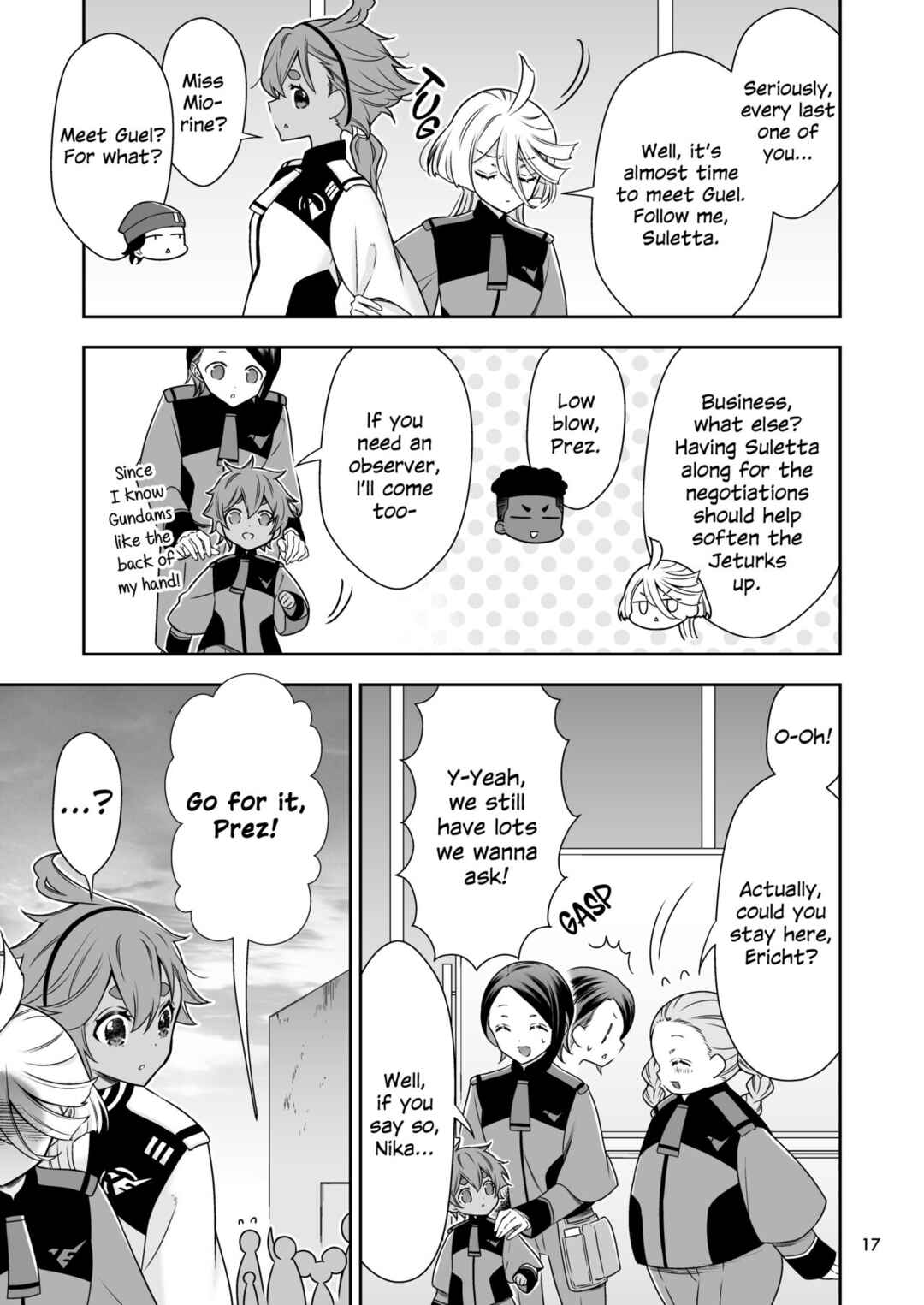 Page 13 Chapter Unknown_b1e7 Mobile Suit Gundam: The Witch from Mercury - Shiawase na Hibi -if- (Doujinshi)