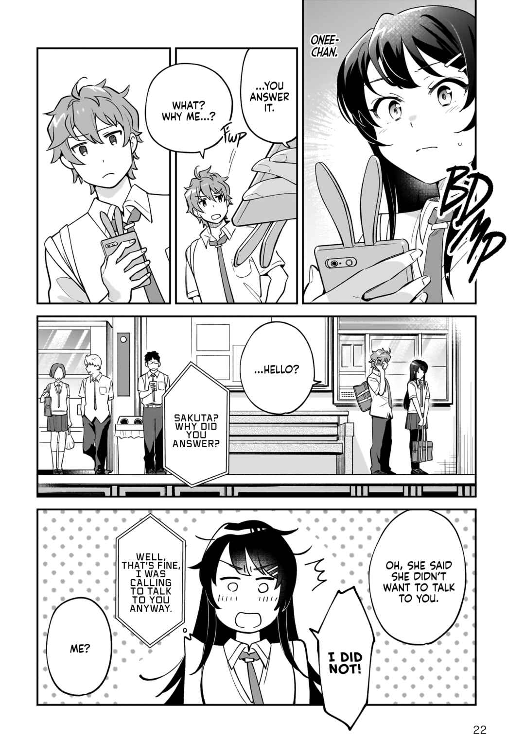 Page 22 Chapter 5 Rascal Does Not Dream of Siscon Idol