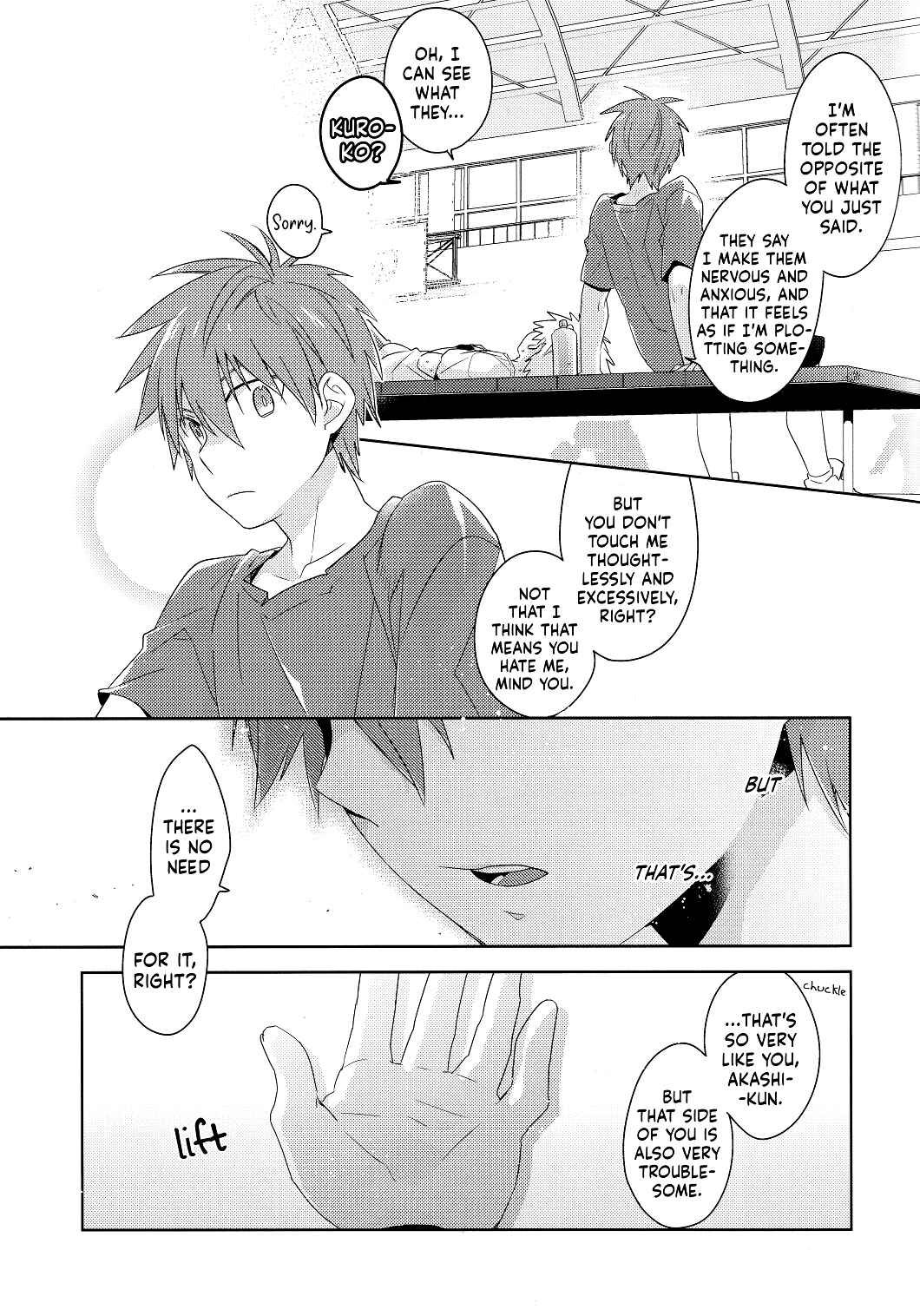 Page 11 Chapter Unknown_1e6b Kuroko no Basket - Sawatte, Kawatte (Doujinshi)
