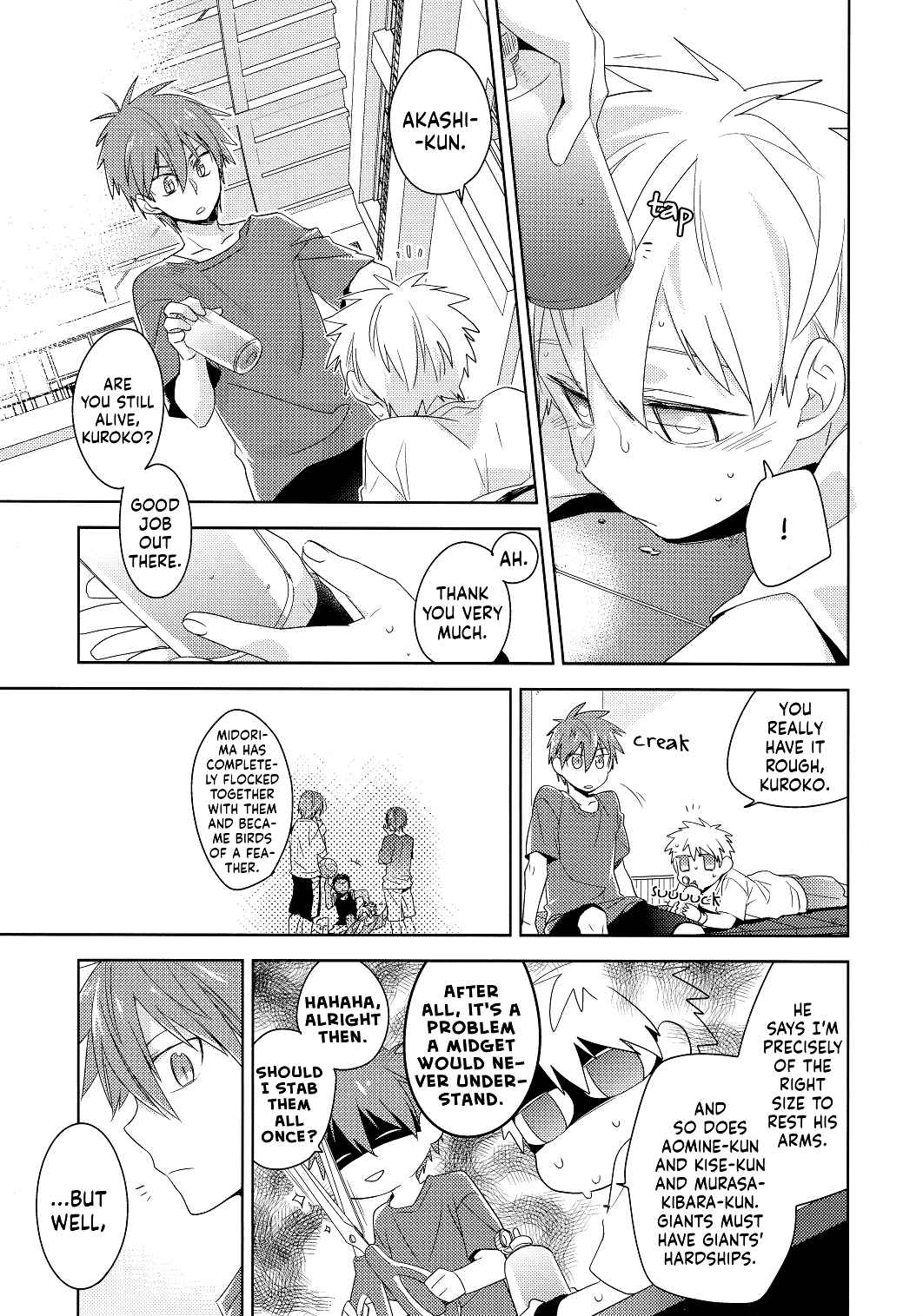 Page 9 Chapter Unknown_1e6b Kuroko no Basket - Sawatte, Kawatte (Doujinshi)