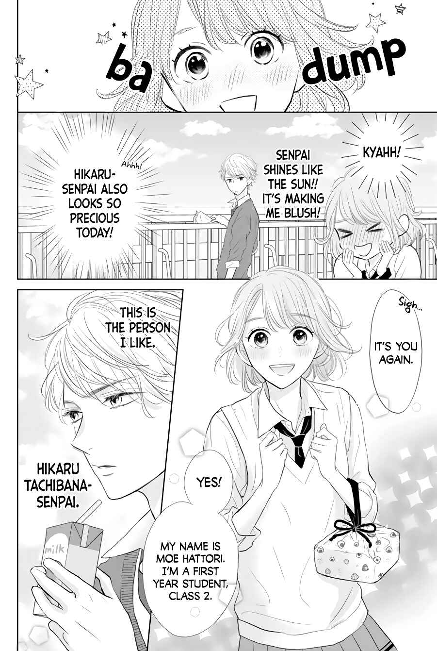 Page 6 Chapter 1 Senpai wa, Ijiwaru ni Tsuki