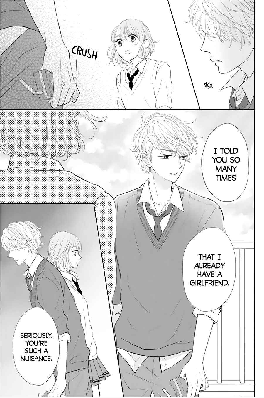 Page 9 Chapter 1 Senpai wa, Ijiwaru ni Tsuki