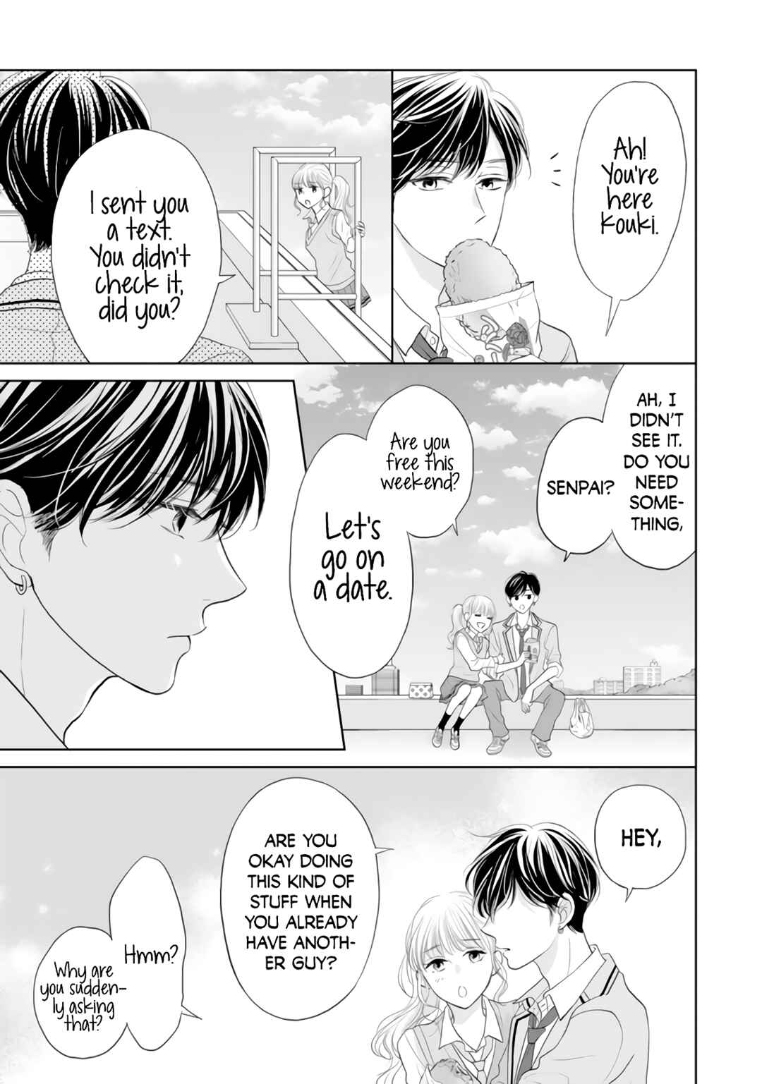 Page 17 Chapter 3 Senpai wa, Ijiwaru ni Tsuki
