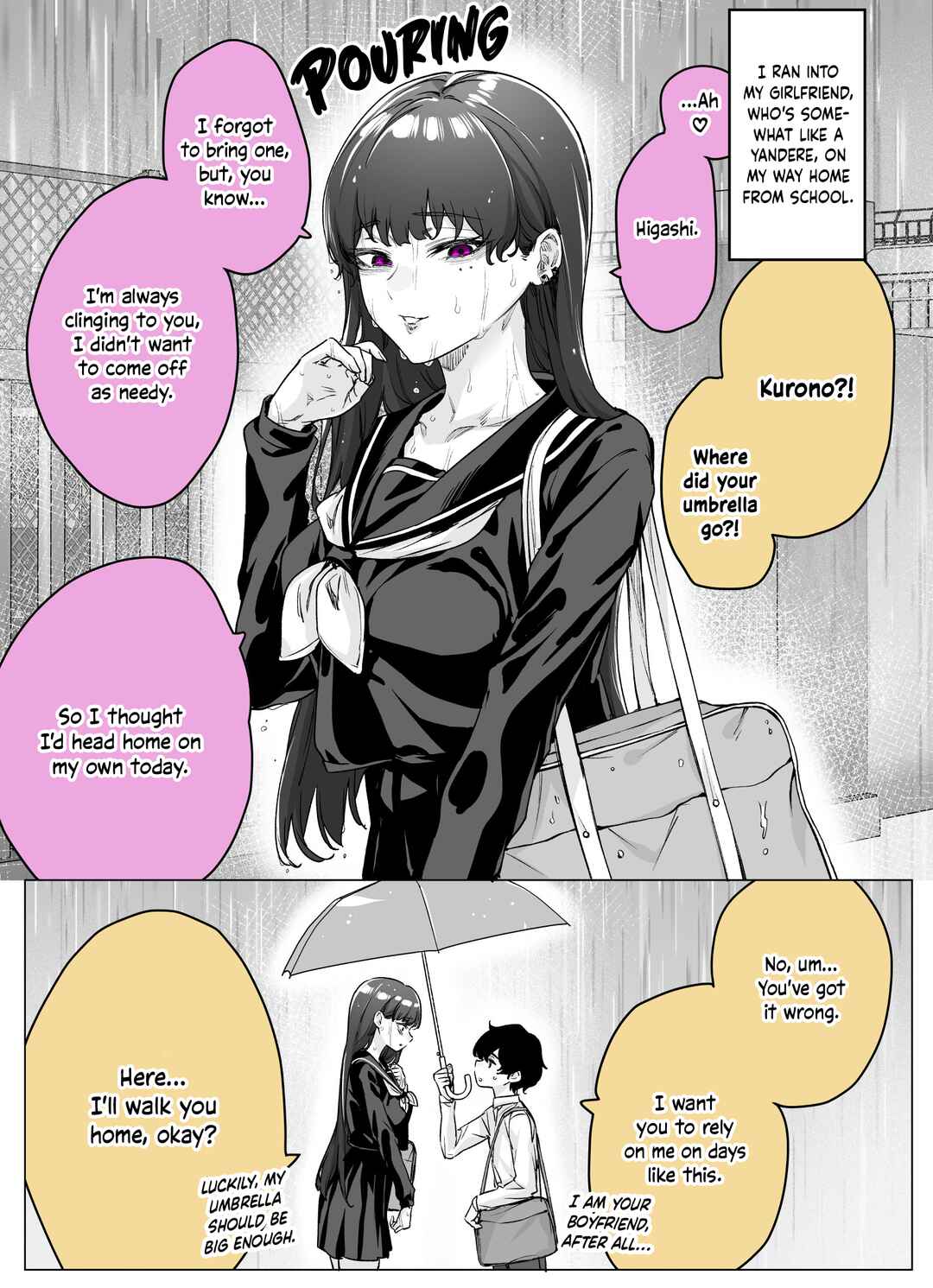 Page 1 Chapter 15 I Thought She Was a Yandere, but Apparently Shes Even Worse
