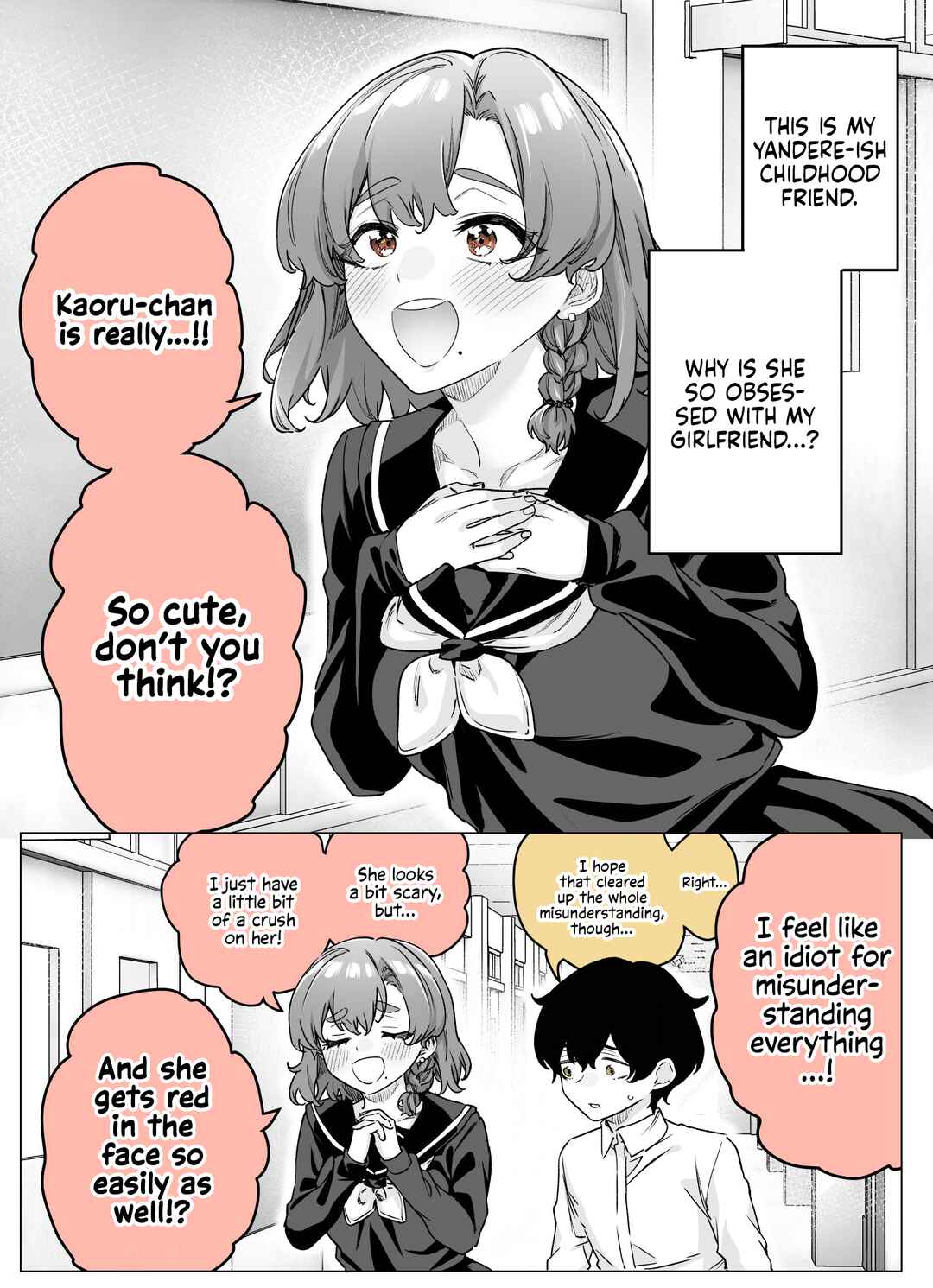Page 1 Chapter 46 I Thought She Was a Yandere, but Apparently Shes Even Worse