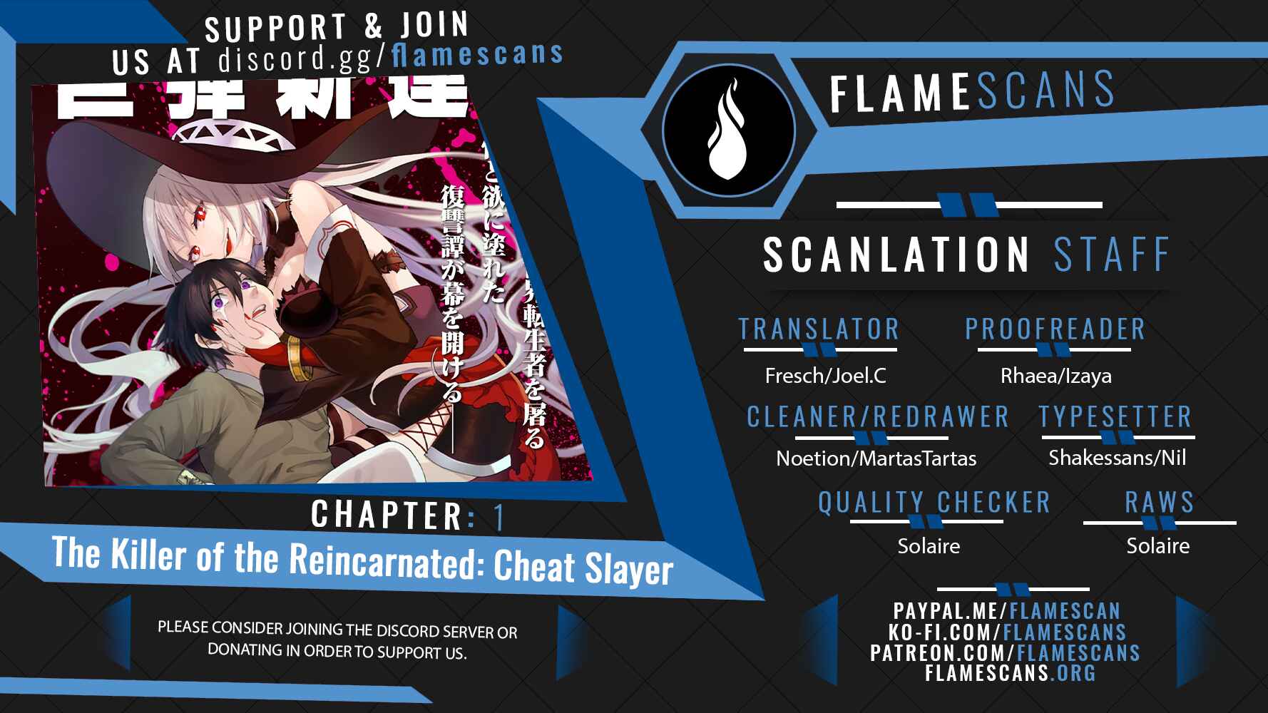 Page 1 Chapter 1 Isekai Tenseisha Koroshi – Cheat Slayer