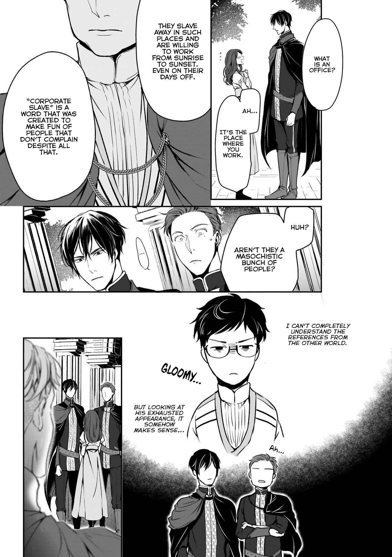 Page 19 Chapter 4 Isekai no Sata wa Shachiku Shidai