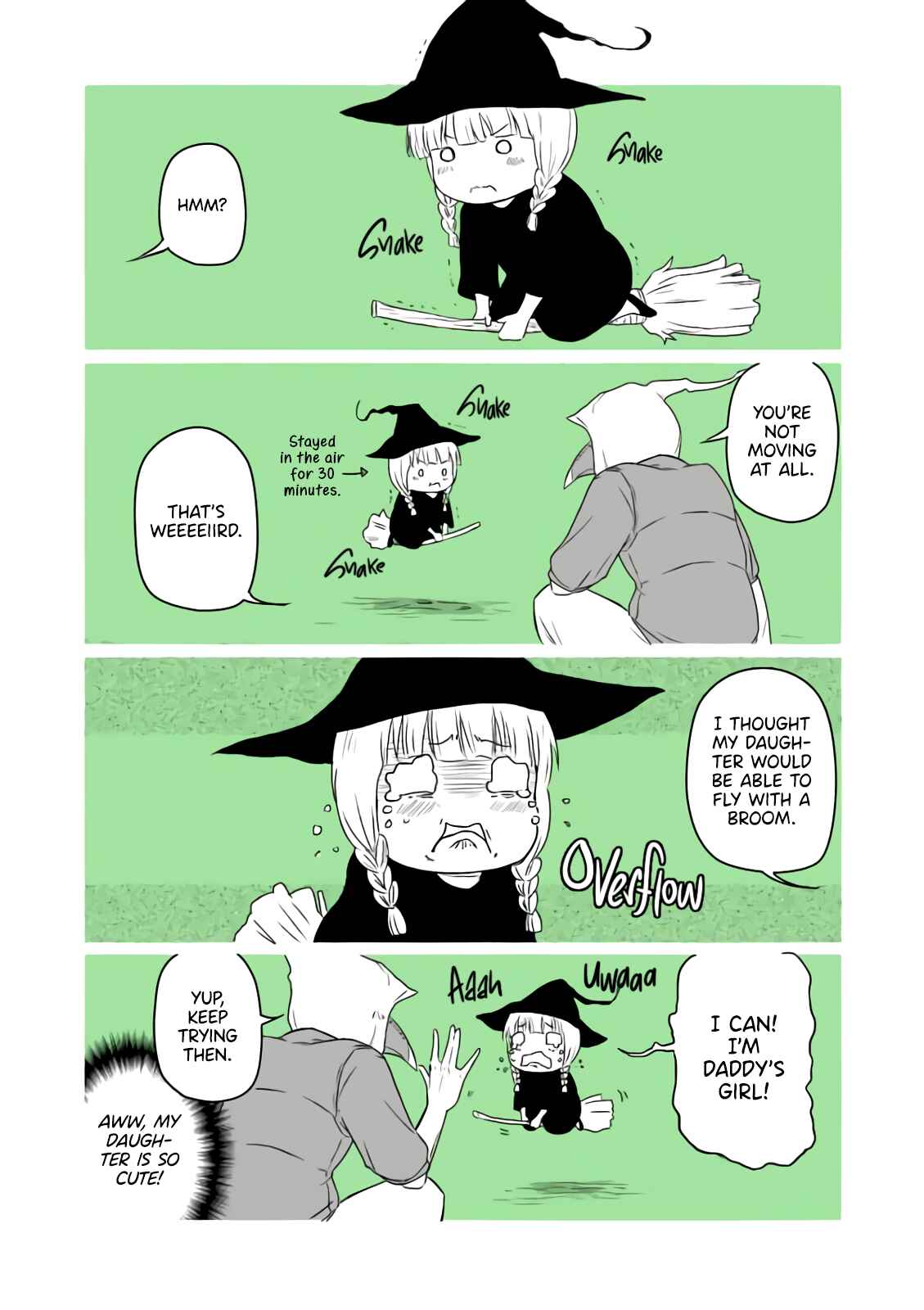 Page 3 Chapter 1 Otousans Short Story: Little Witch Tries to Fly With a Broom