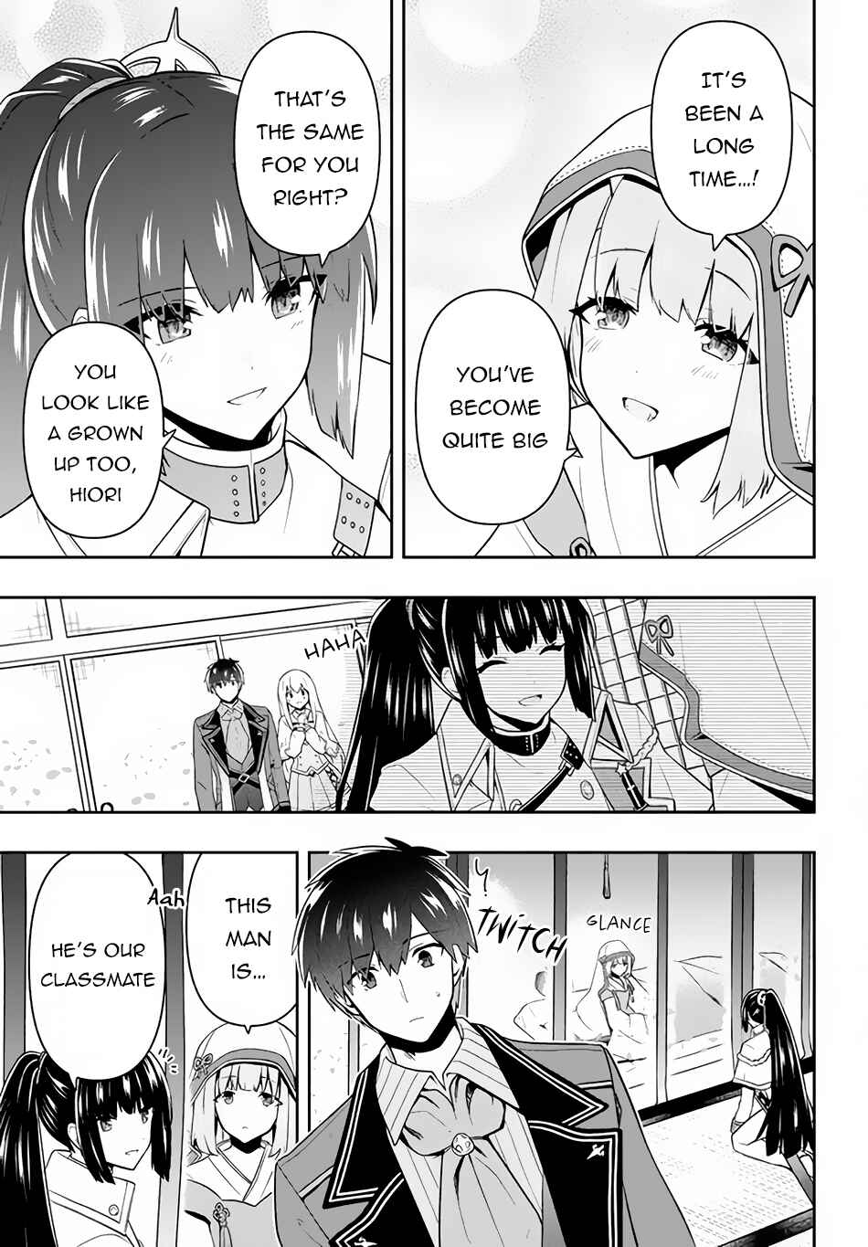 Page 4 Chapter 23 Roku-hime wa Kami Goei ni Koi wo Suru ~Saikyou no Shugo Kishi, Tenseishite Mahou Gakuen ni Iku~