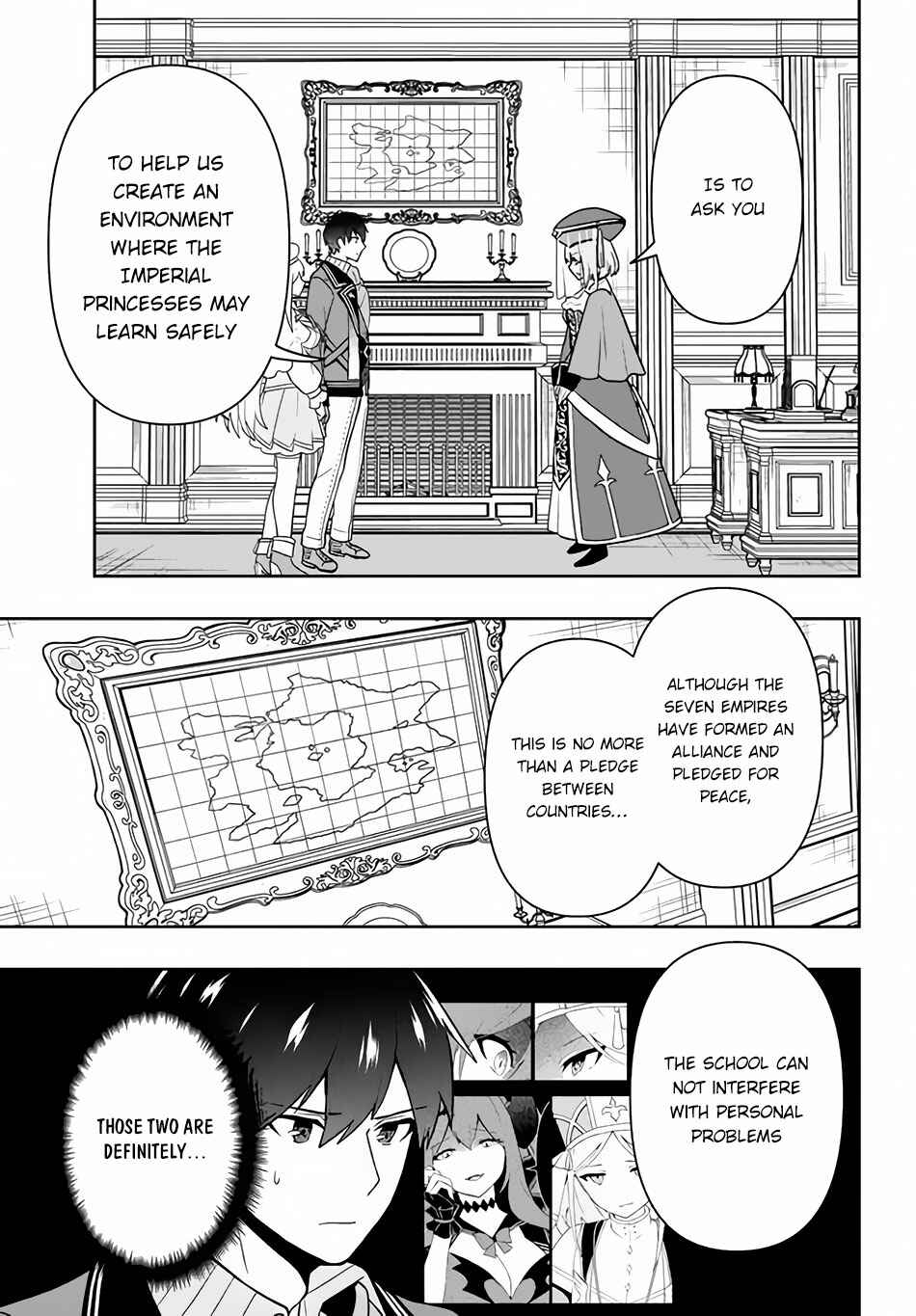 Page 4 Chapter 13 Roku-hime wa Kami Goei ni Koi wo Suru ~Saikyou no Shugo Kishi, Tenseishite Mahou Gakuen ni Iku~