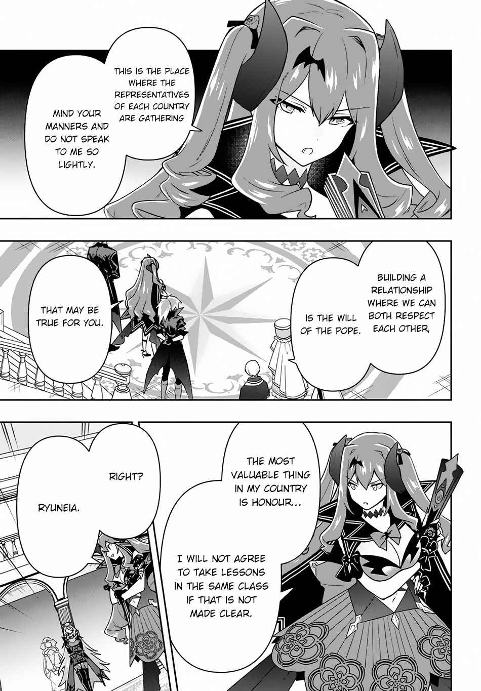 Page 10 Chapter 14 Roku-hime wa Kami Goei ni Koi wo Suru ~Saikyou no Shugo Kishi, Tenseishite Mahou Gakuen ni Iku~
