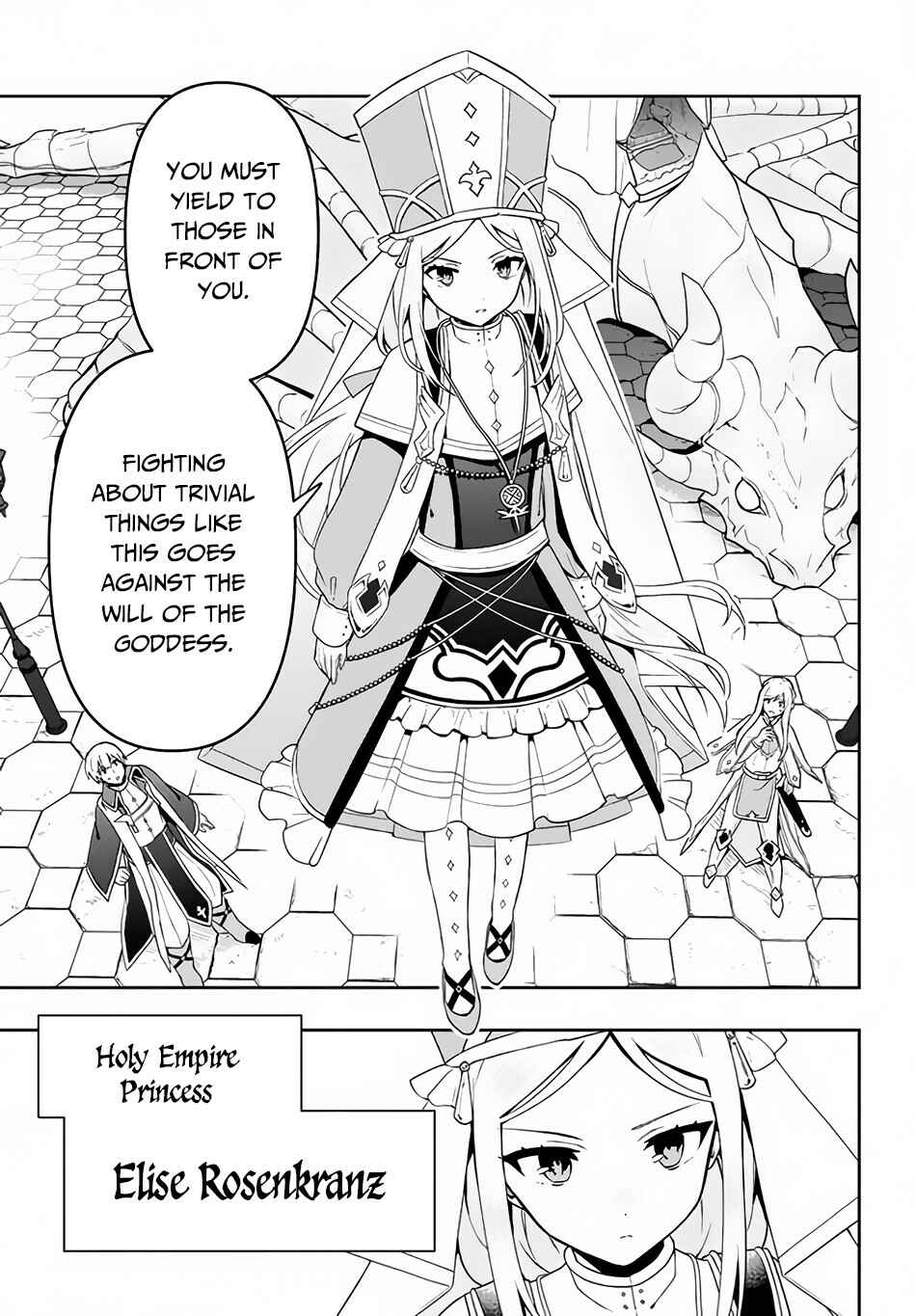 Page 8 Chapter 7 Roku-hime wa Kami Goei ni Koi wo Suru ~Saikyou no Shugo Kishi, Tenseishite Mahou Gakuen ni Iku~