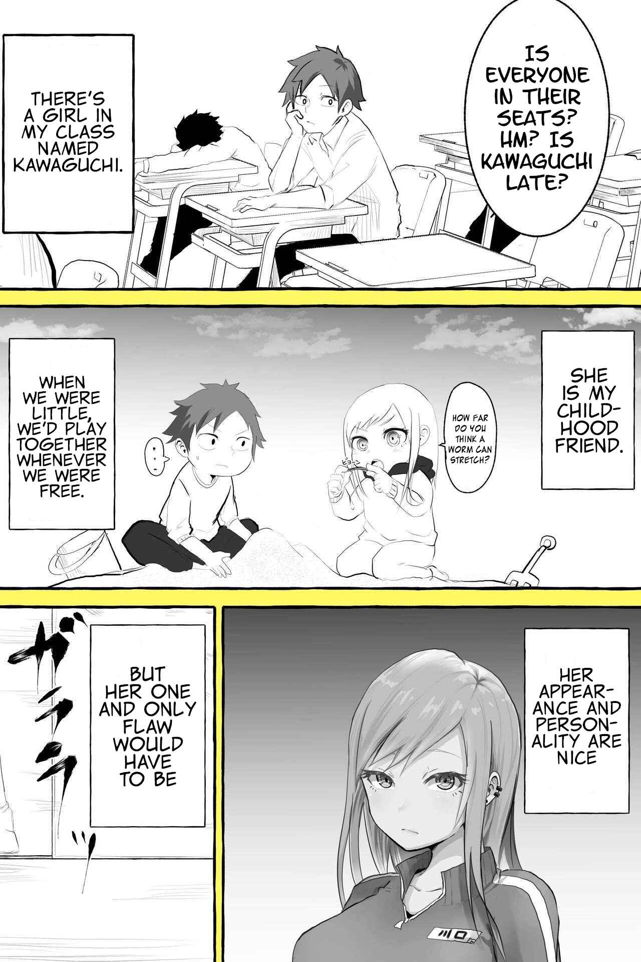 Page 1 Chapter 1 Airhead Gyaru Kawaguchi-san!!