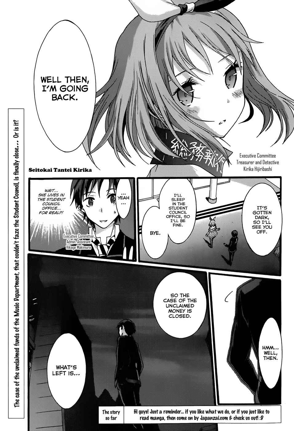 Page 1 Chapter 7 Seitokai Tantei Kirika