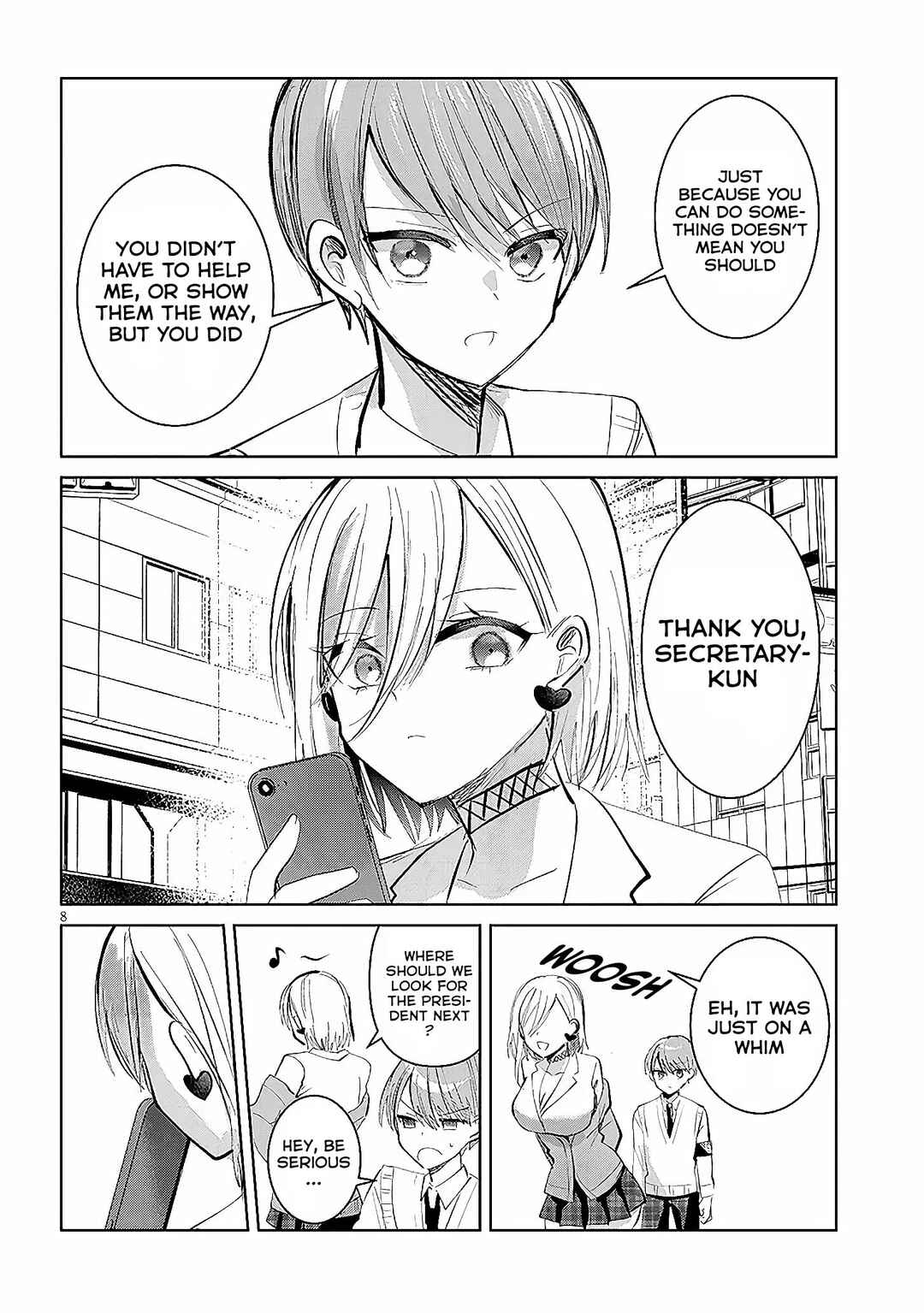 Page 9 Chapter 11 Kotowarenai Kaichou wa Tomoe-kun ni Dake shite Agetai