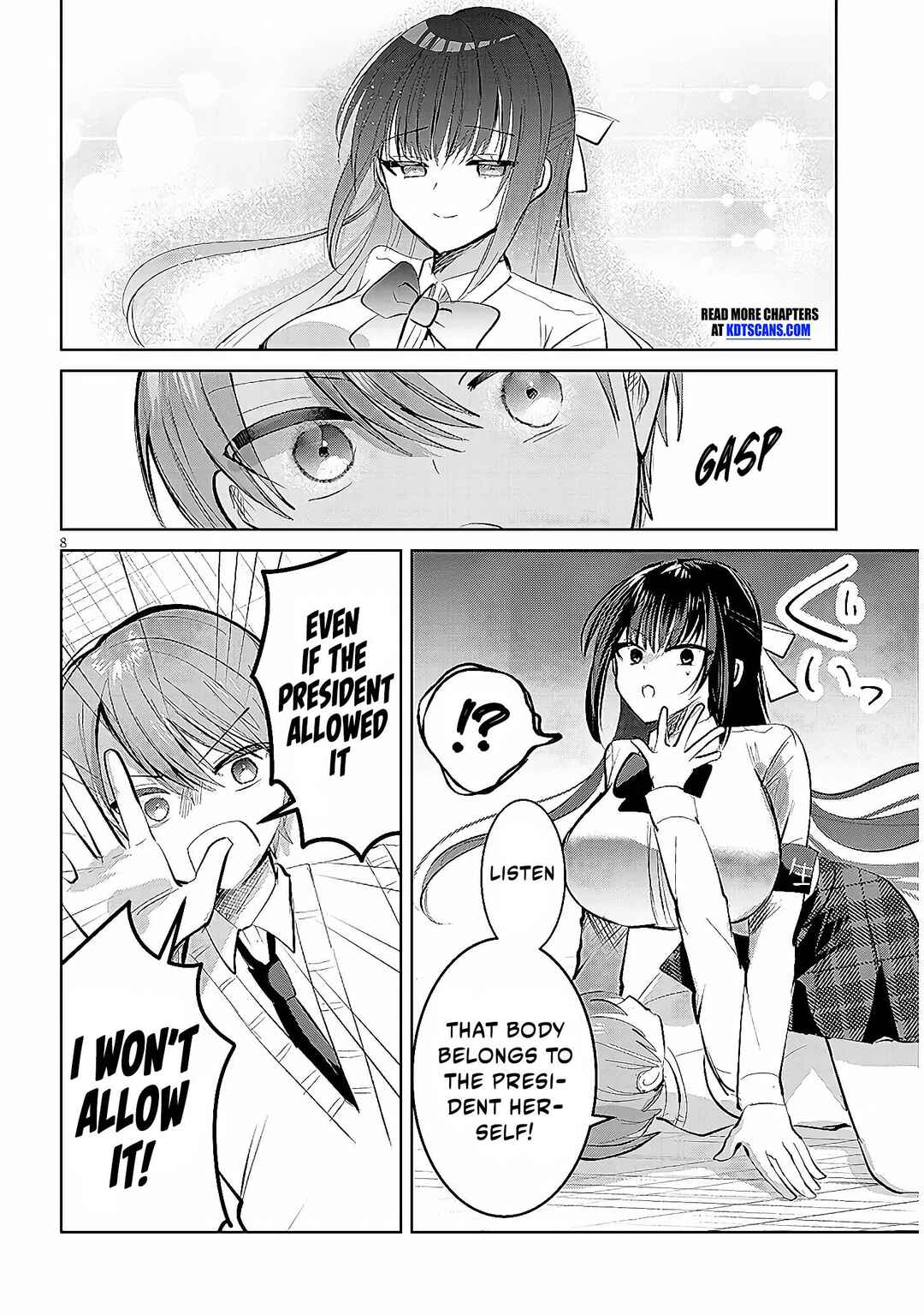 Page 9 Chapter 7 Kotowarenai Kaichou wa Tomoe-kun ni Dake shite Agetai