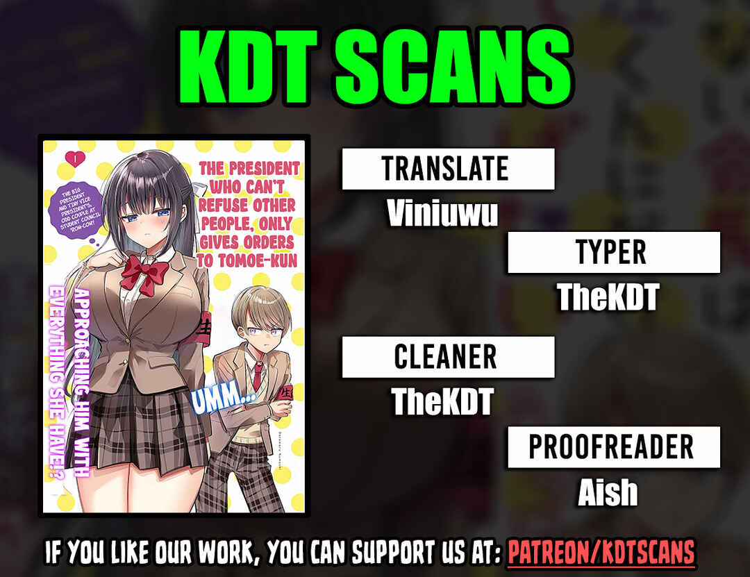 Page 1 Chapter 9 Kotowarenai Kaichou wa Tomoe-kun ni Dake shite Agetai