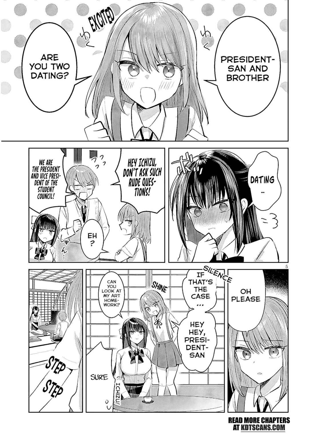 Page 6 Chapter 14 Kotowarenai Kaichou wa Tomoe-kun ni Dake shite Agetai