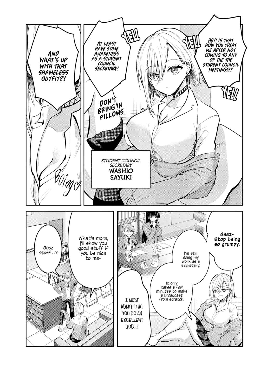 Page 4 Chapter 4 Kotowarenai Kaichou wa Tomoe-kun ni Dake shite Agetai