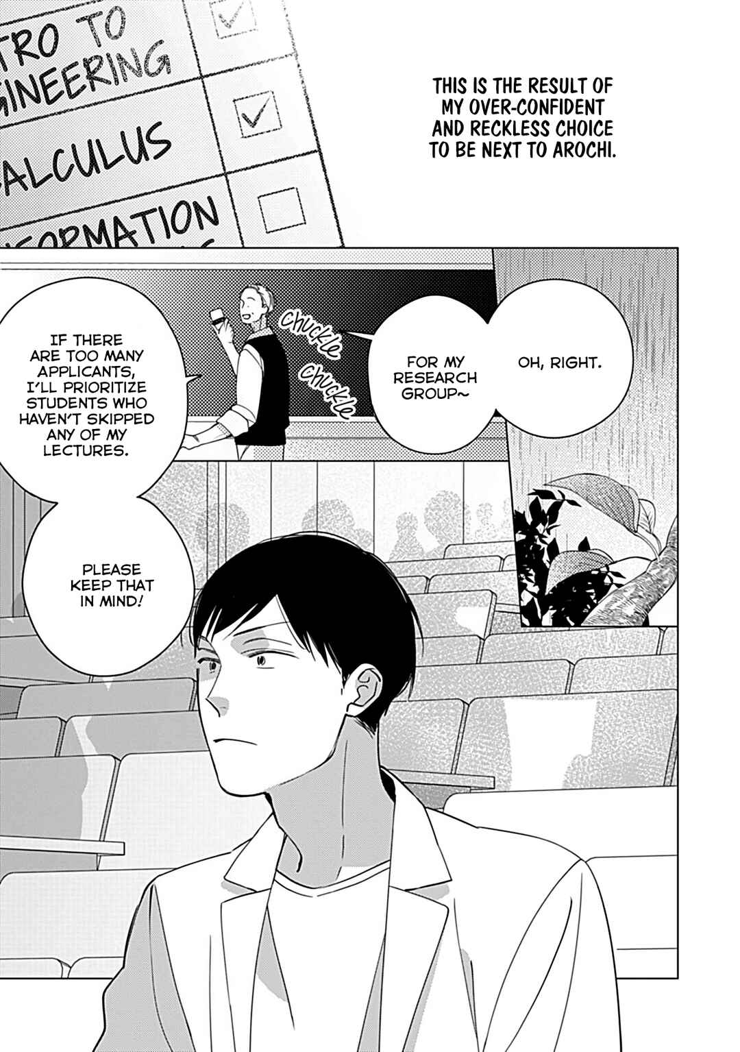 Page 4 Chapter 3 Boku-tachi wa Mada Aoku: Daigaku Nyuugaku-hen