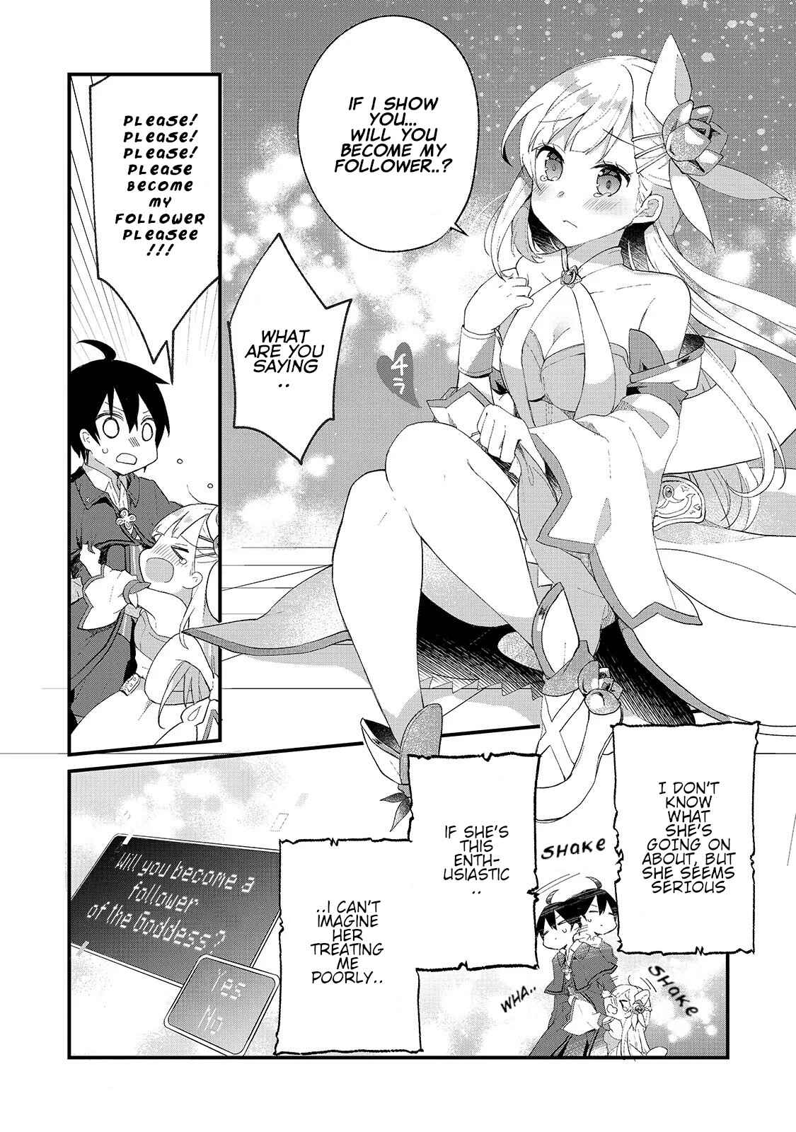 Page 14 Chapter 2 Shinja Zero no Megami-sama to Hajimeru Isekai Kouryaku - Classmate Saijaku no Mahou Tsukai