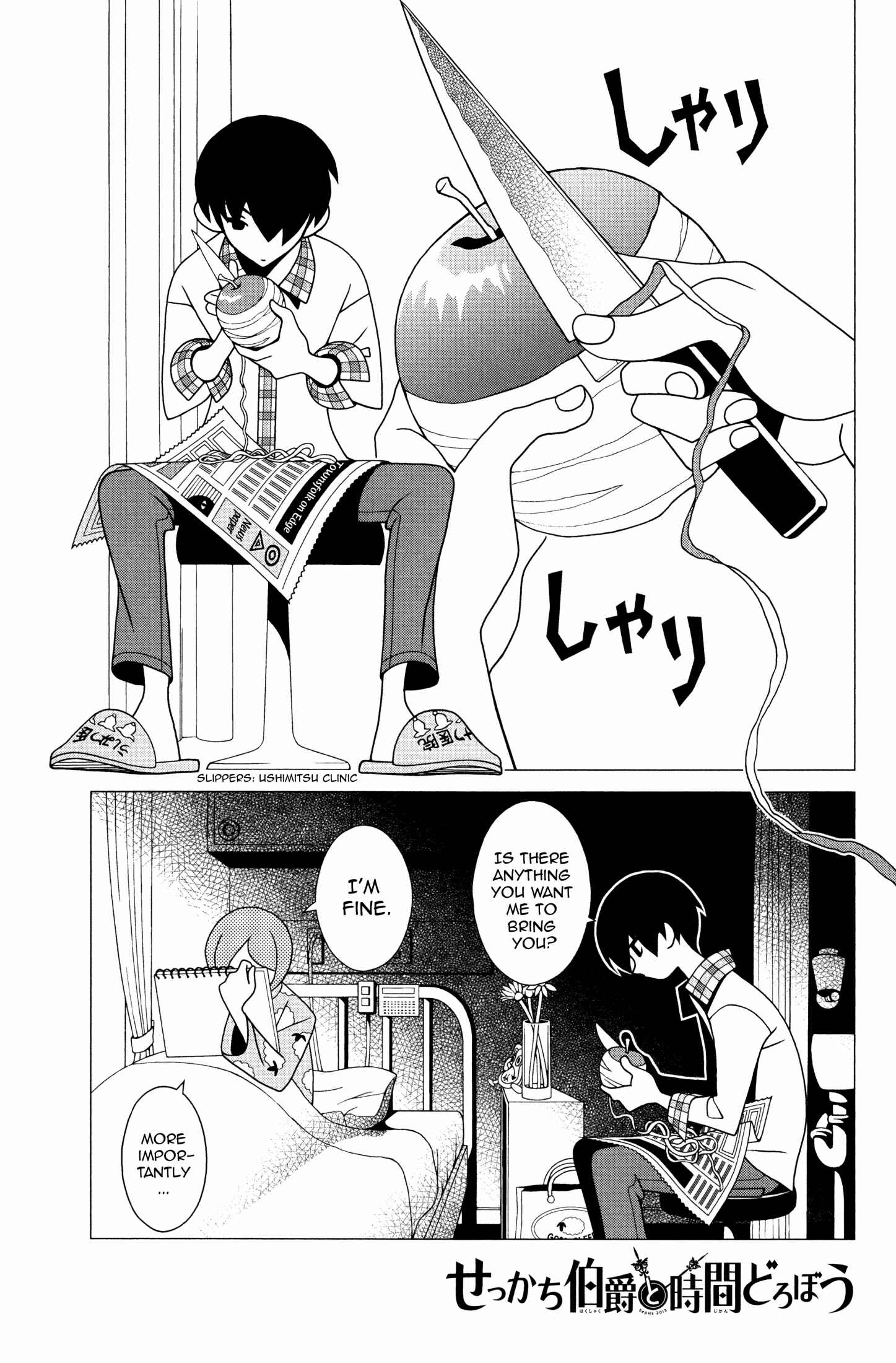Page 1 Chapter 9 The Impatient Count and the Time Thief