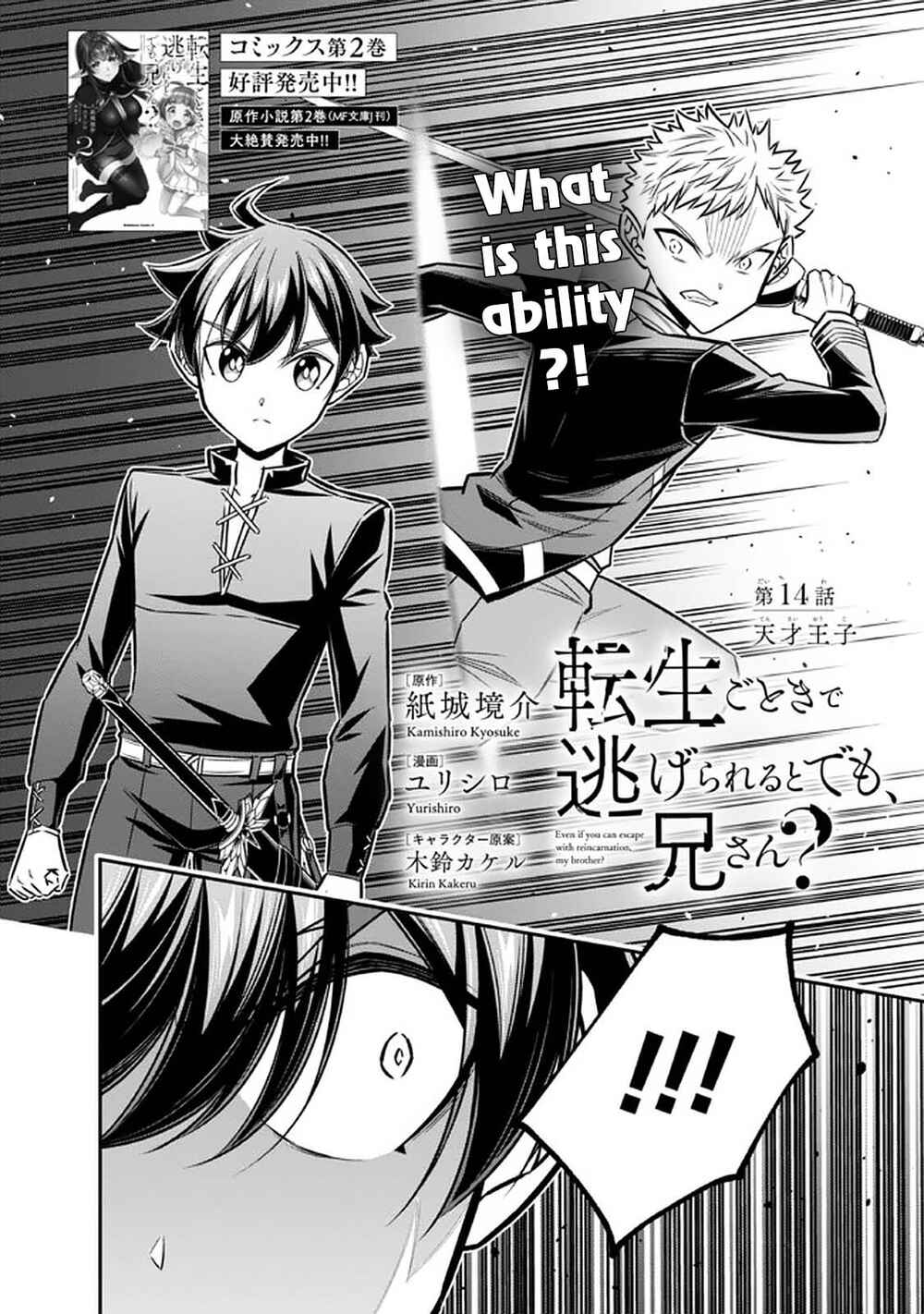 Page 3 Chapter 14 Tensei Gotoki De Nigerareru To Demo, Niisan?