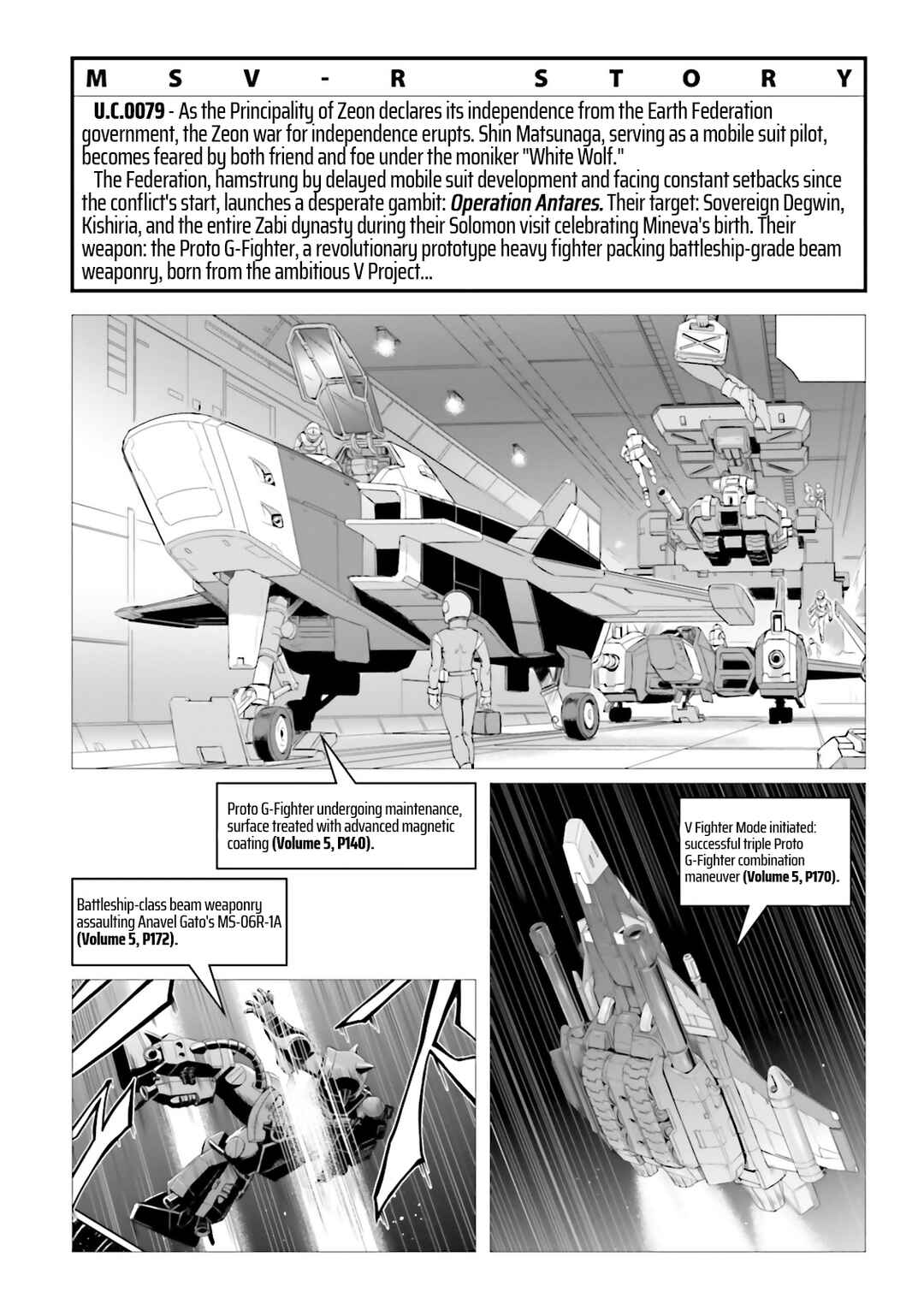 Page 6 Chapter 29 Mobile Suit Gundam MSV-R Legend of the Universal Century Heroes: The Fabulous Shin Matsunaga