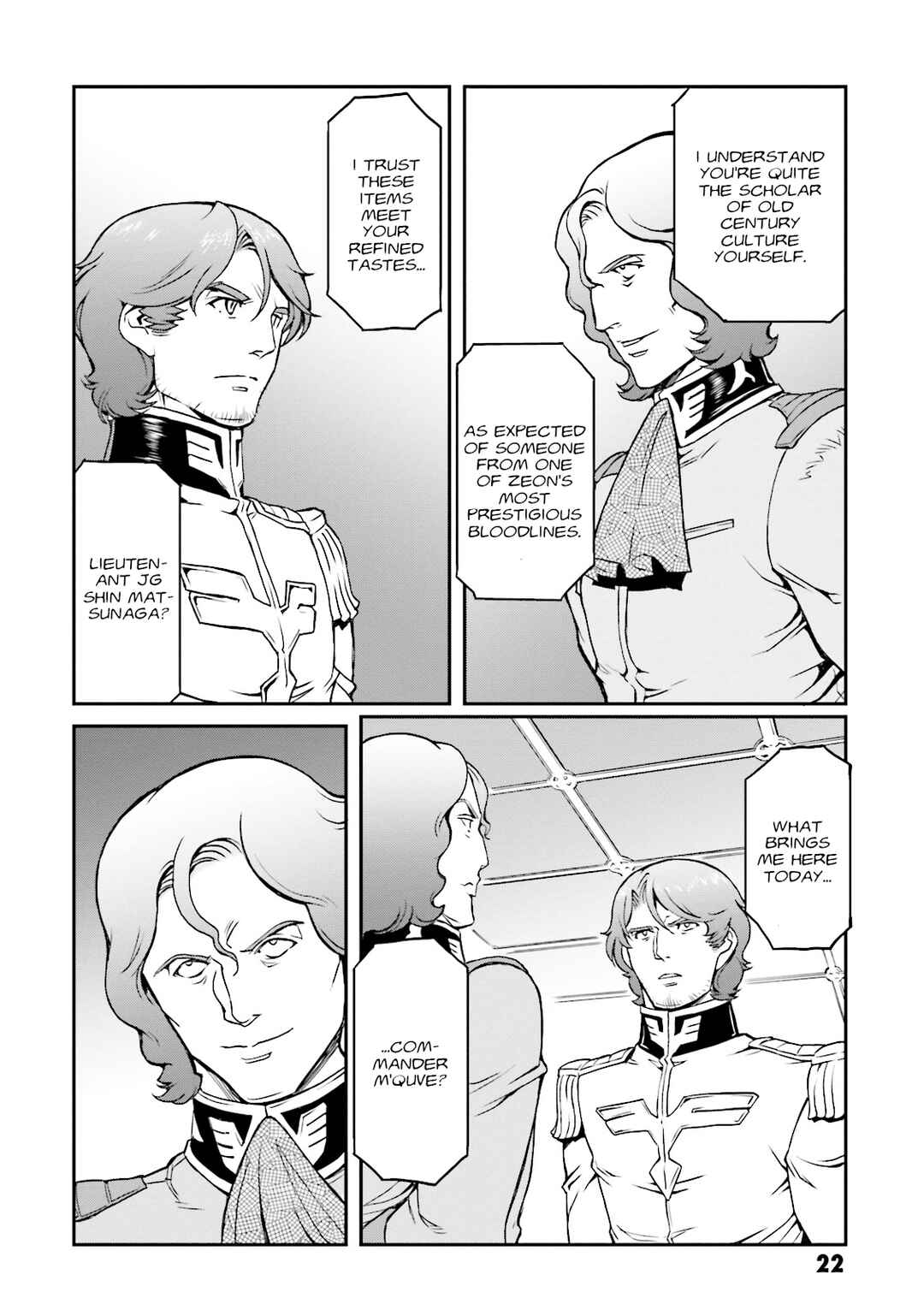 Page 21 Chapter 24 Mobile Suit Gundam MSV-R Legend of the Universal Century Heroes: The Fabulous Shin Matsunaga