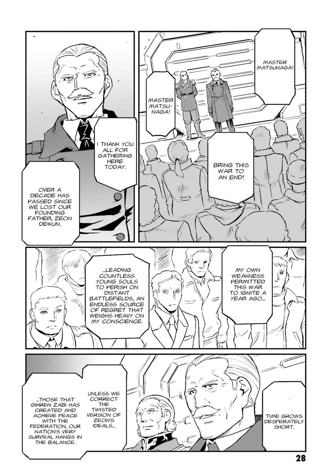Page 28 Chapter 40 Mobile Suit Gundam MSV-R Legend of the Universal Century Heroes: The Fabulous Shin Matsunaga