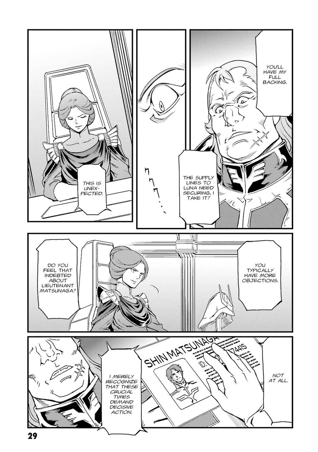 Page 28 Chapter 13 Mobile Suit Gundam MSV-R Legend of the Universal Century Heroes: The Fabulous Shin Matsunaga