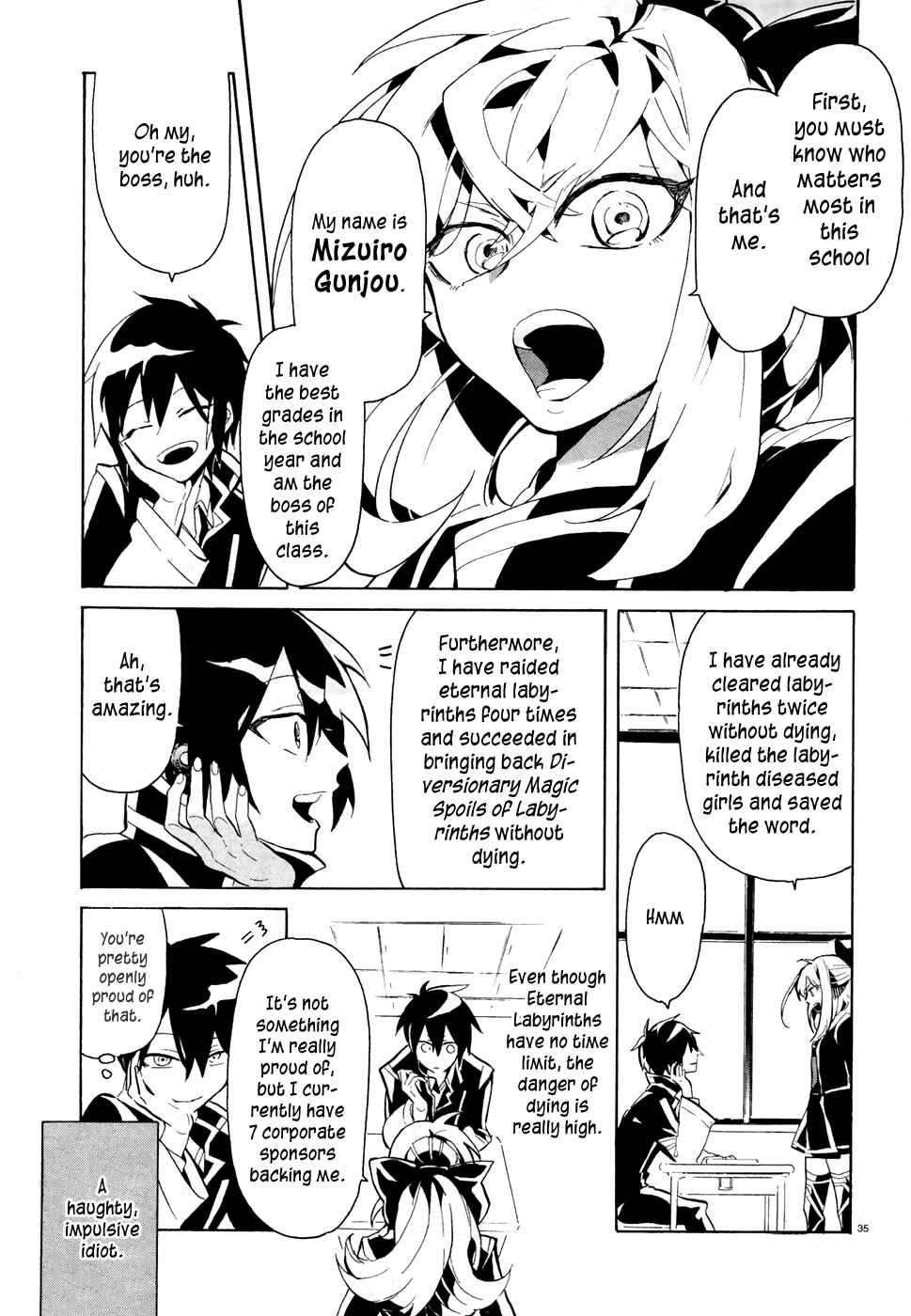 Page 35 Chapter 1 Mokushiroku Alice