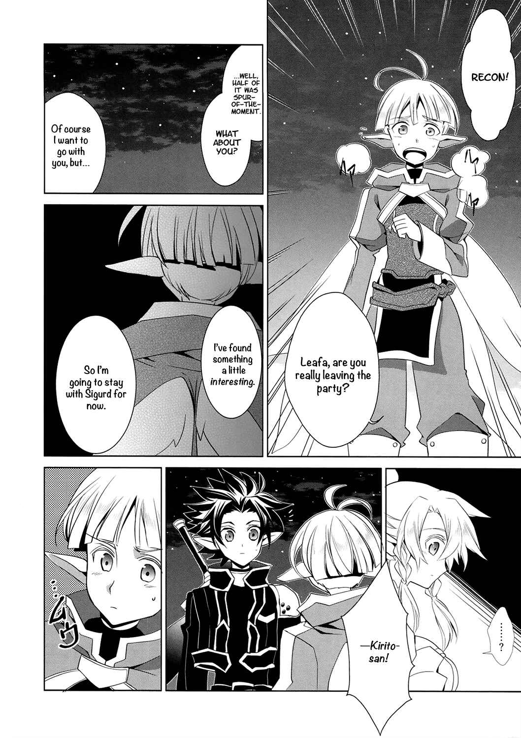 Page 22 Chapter 3 Sword Art Online: Fairy Dance