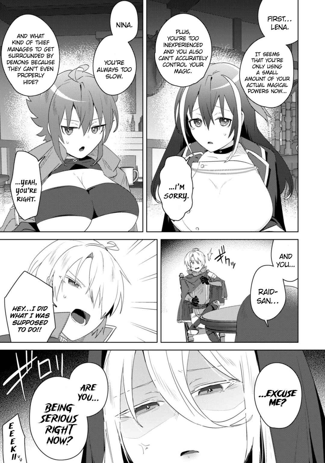 Page 9 Chapter 5 Bakunyuu-tachi ni Tsuihou Saretaga Modore to Iwaretemo, mou oso... Modorimashiyuu!